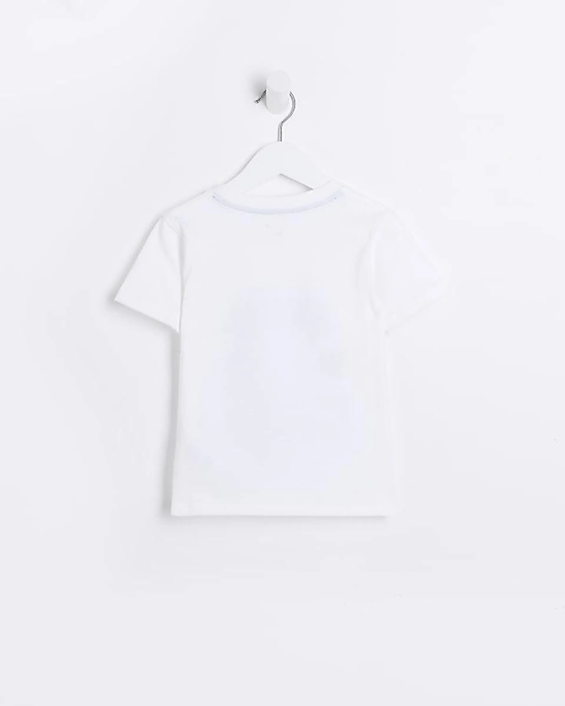 Mini Boys White Maison Riviera T-shirt