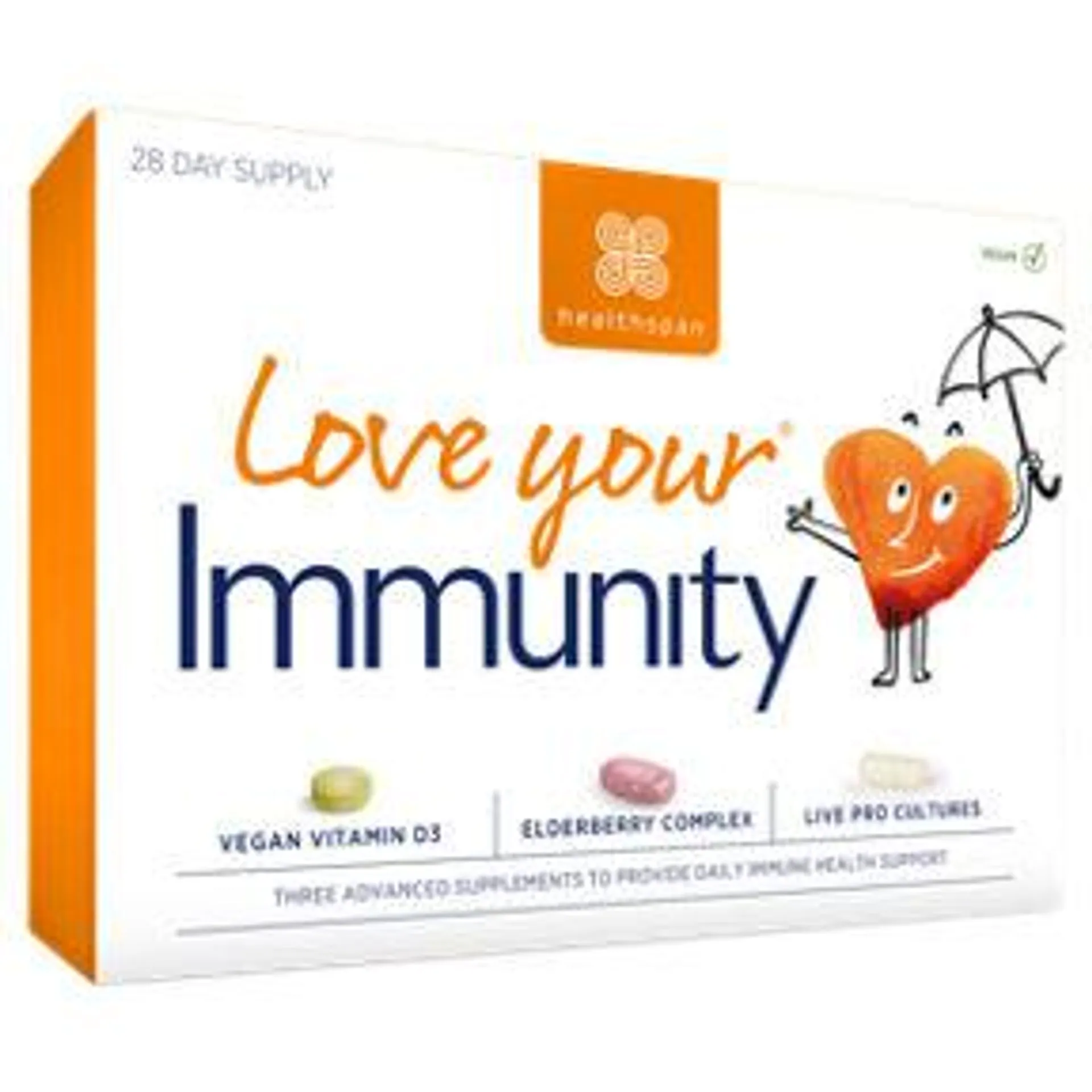 Healthspan Love Your Immunity 28 Day Supply