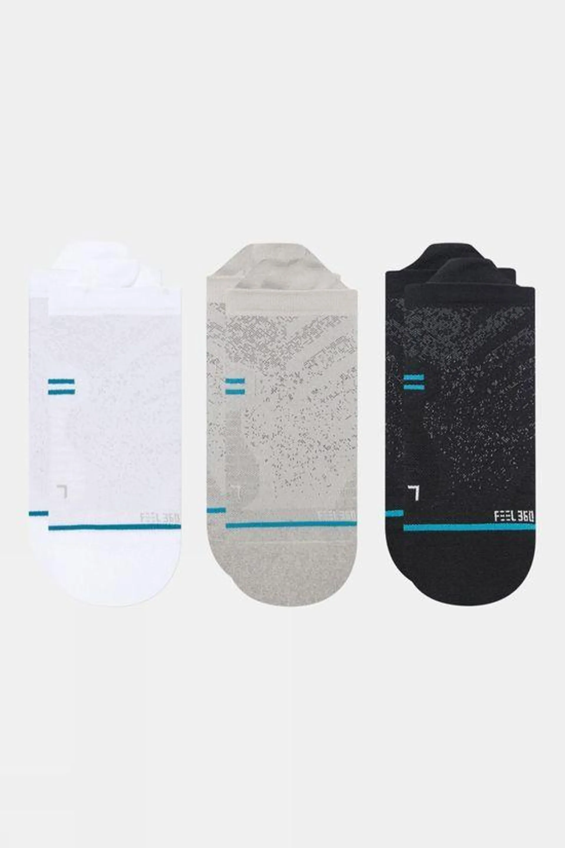 Unisex Run Light Tab Socks (3 Pack)