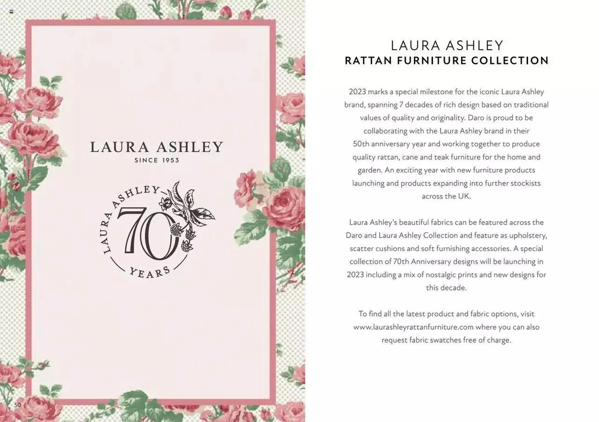 Laura Ashley - Daro & Laura Ashley Indoor Collection 2023 from 12 March to 12 January 2024 - Catalogue Page 50