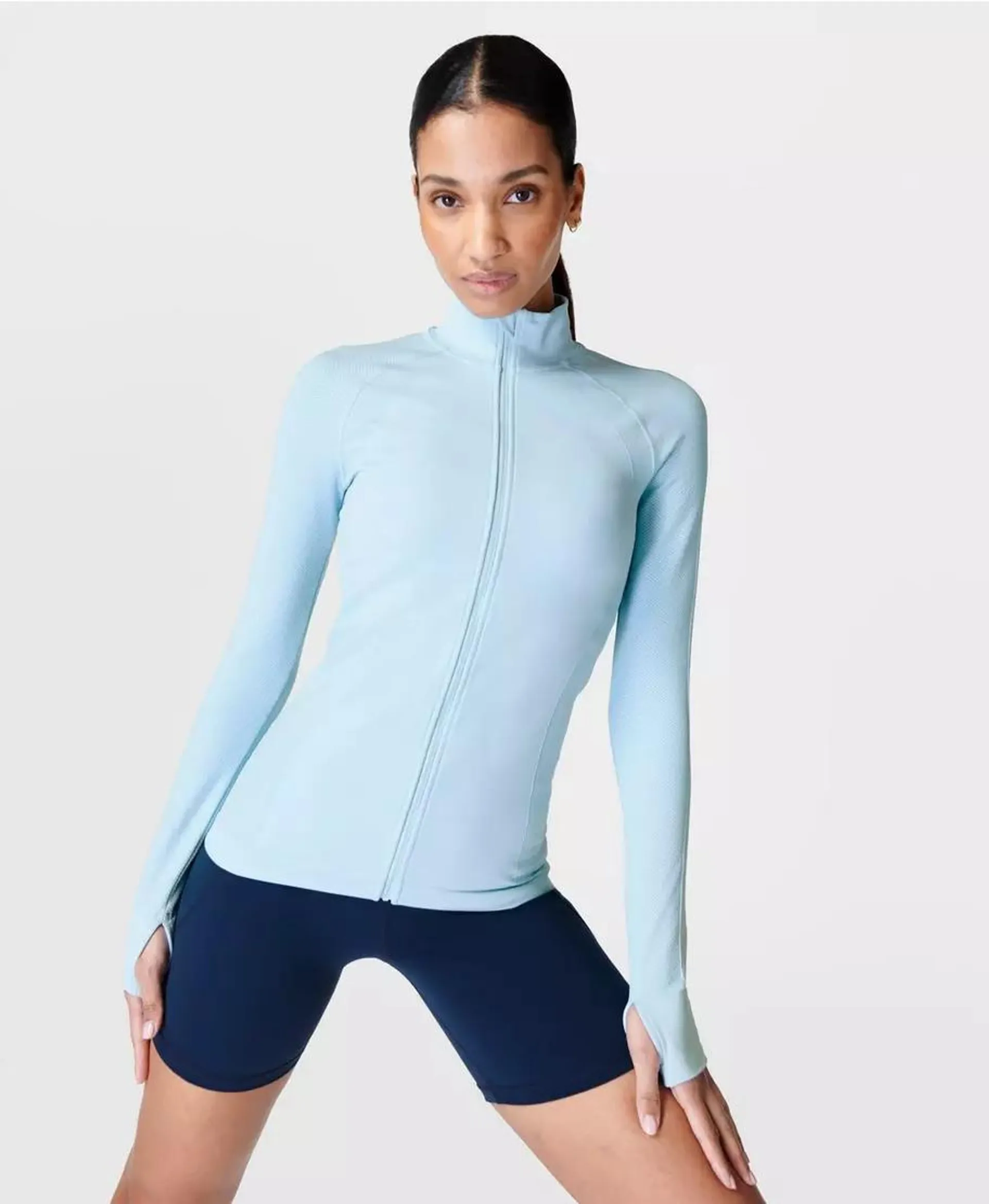 Athlete Doubleweight Seamless Gym Zip Up