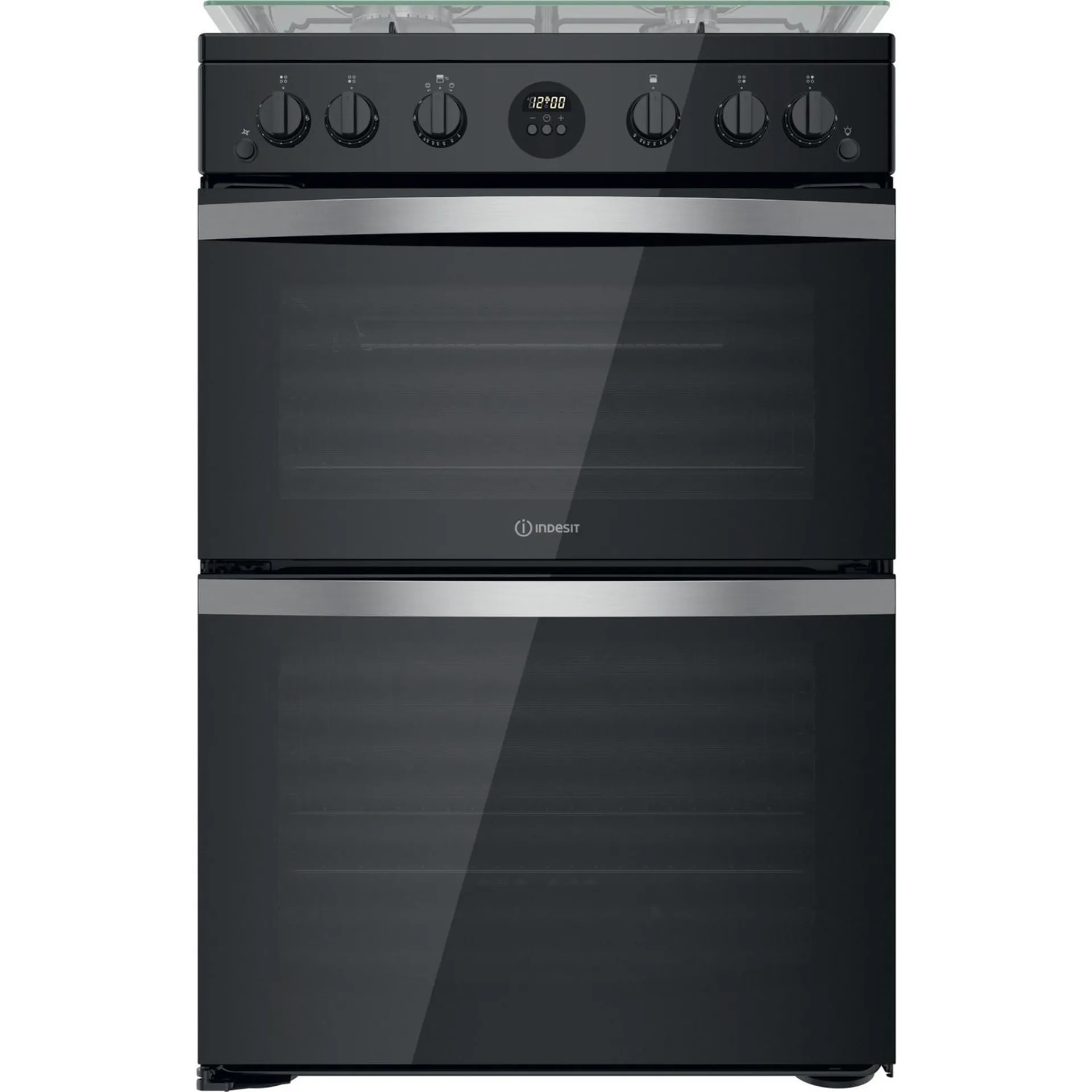 Indesit 60cm Gas Cooker - Black