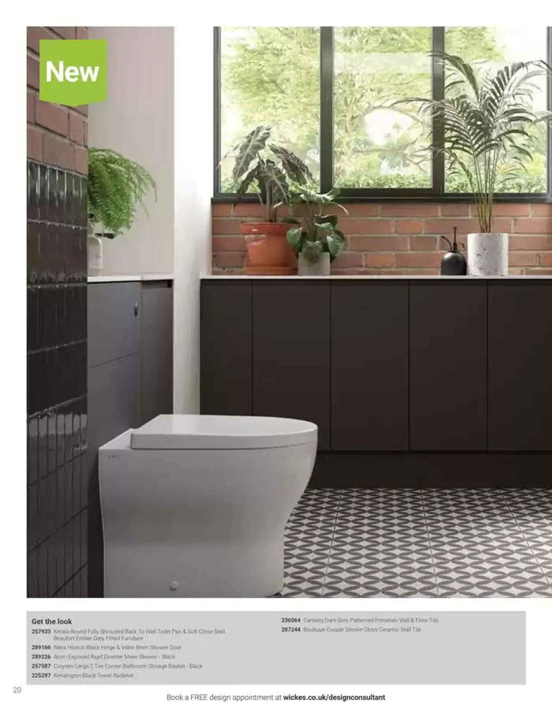 Wickes Bespoke Bathrooms brochure from 5 November to 31 December 2024 - Catalogue Page 20