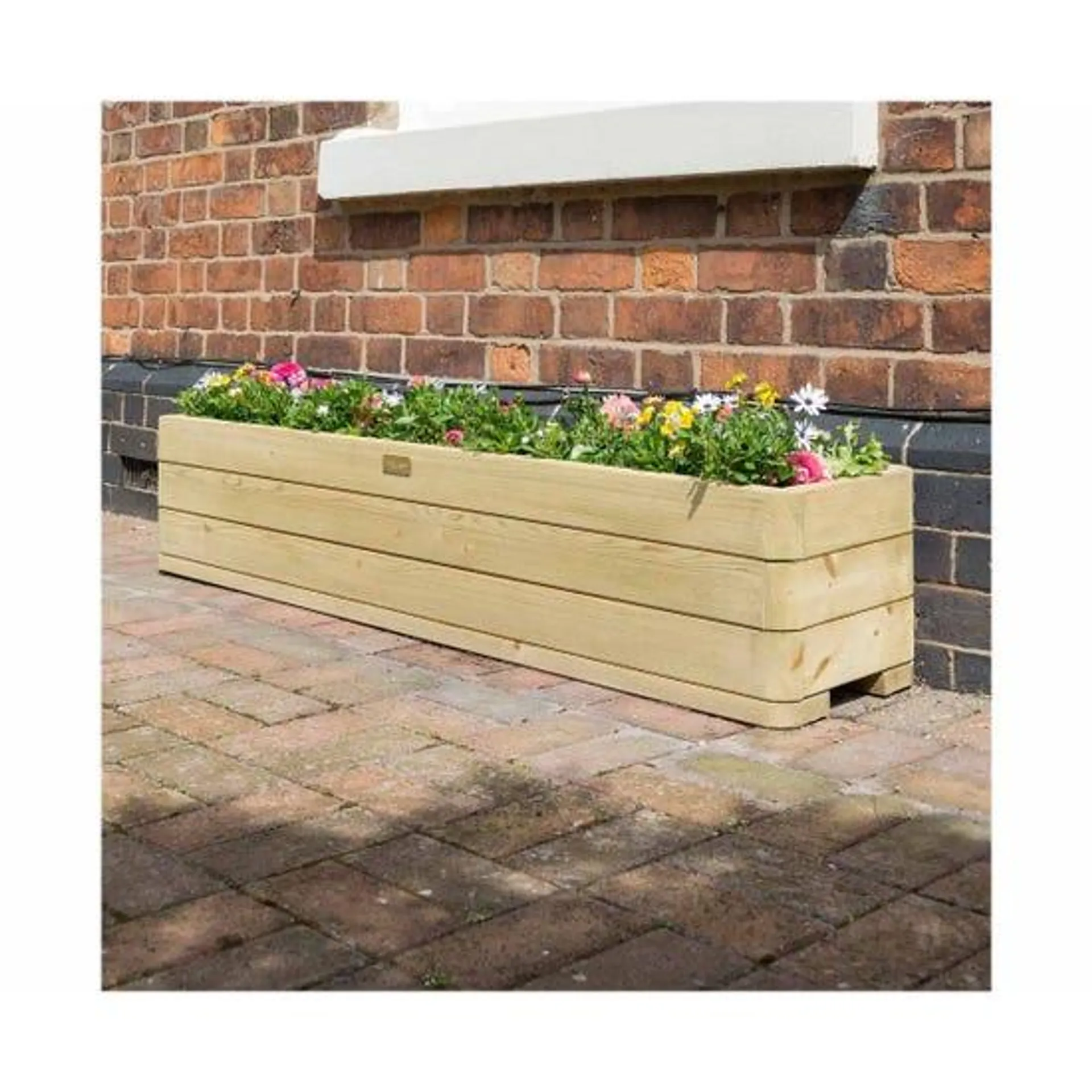 Rowlinson Marberry Wooden Patio Planter