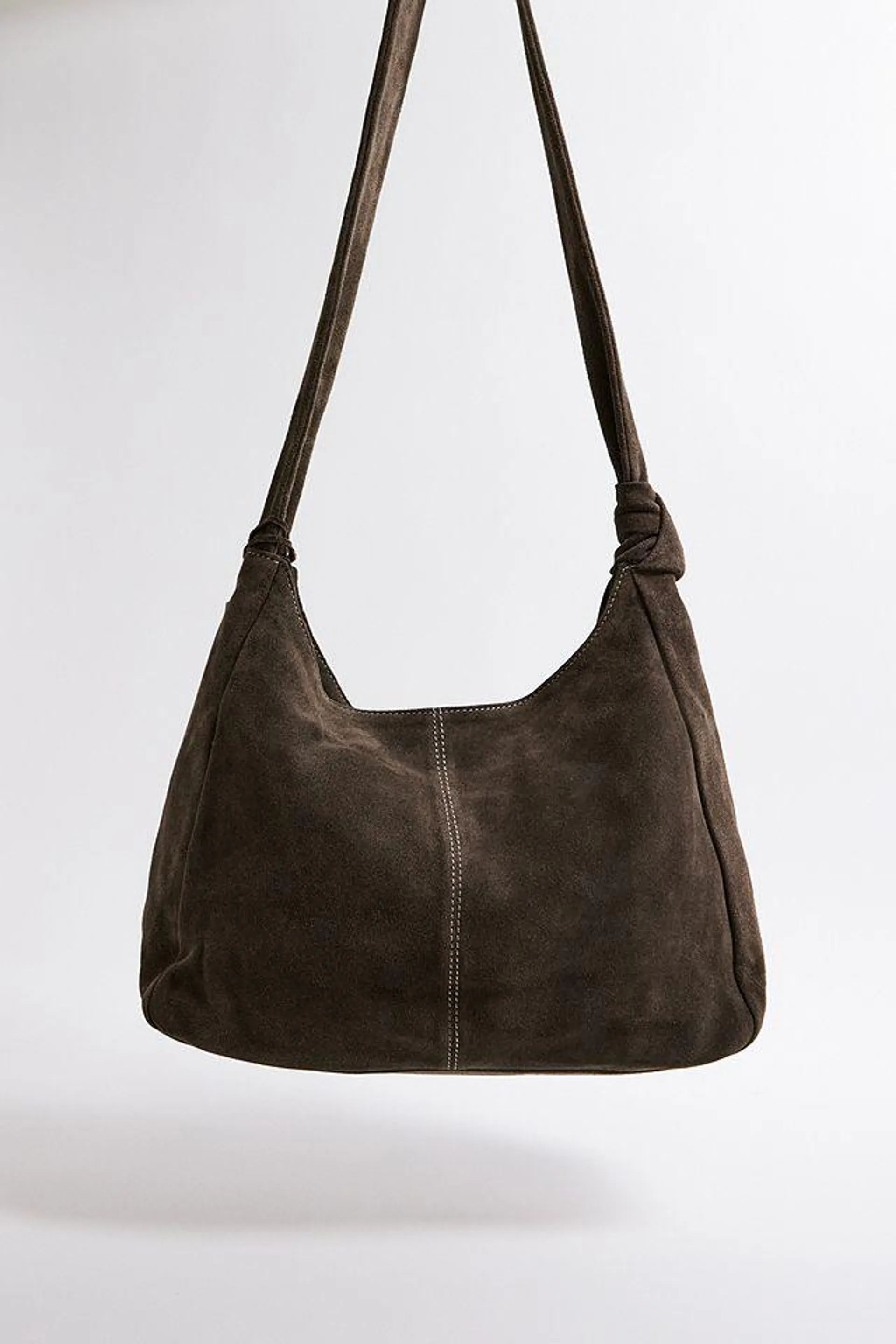 UO Suede Knotted Sling Bag