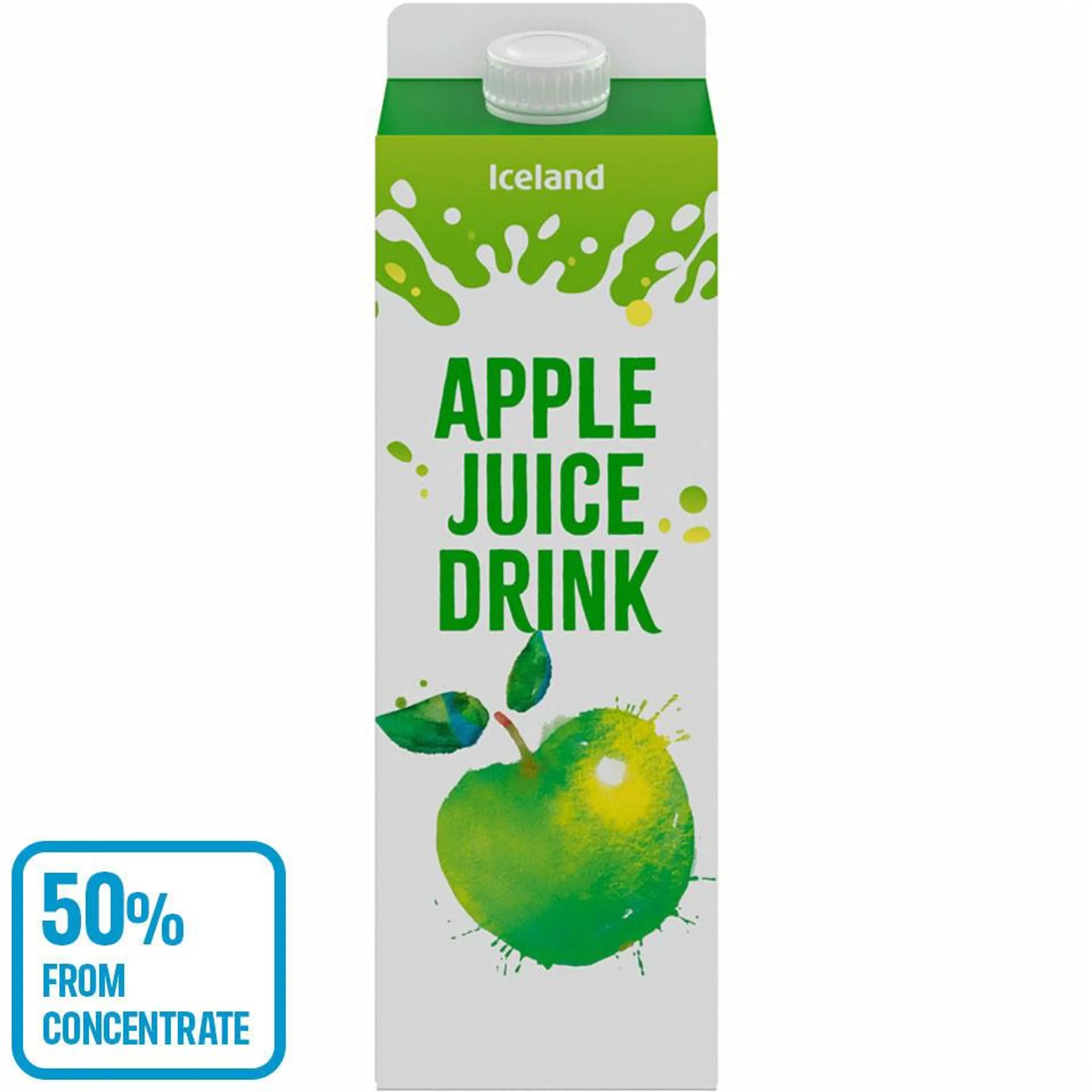 Iceland Apple Juice Drink 50% from Concentrate 1 litre