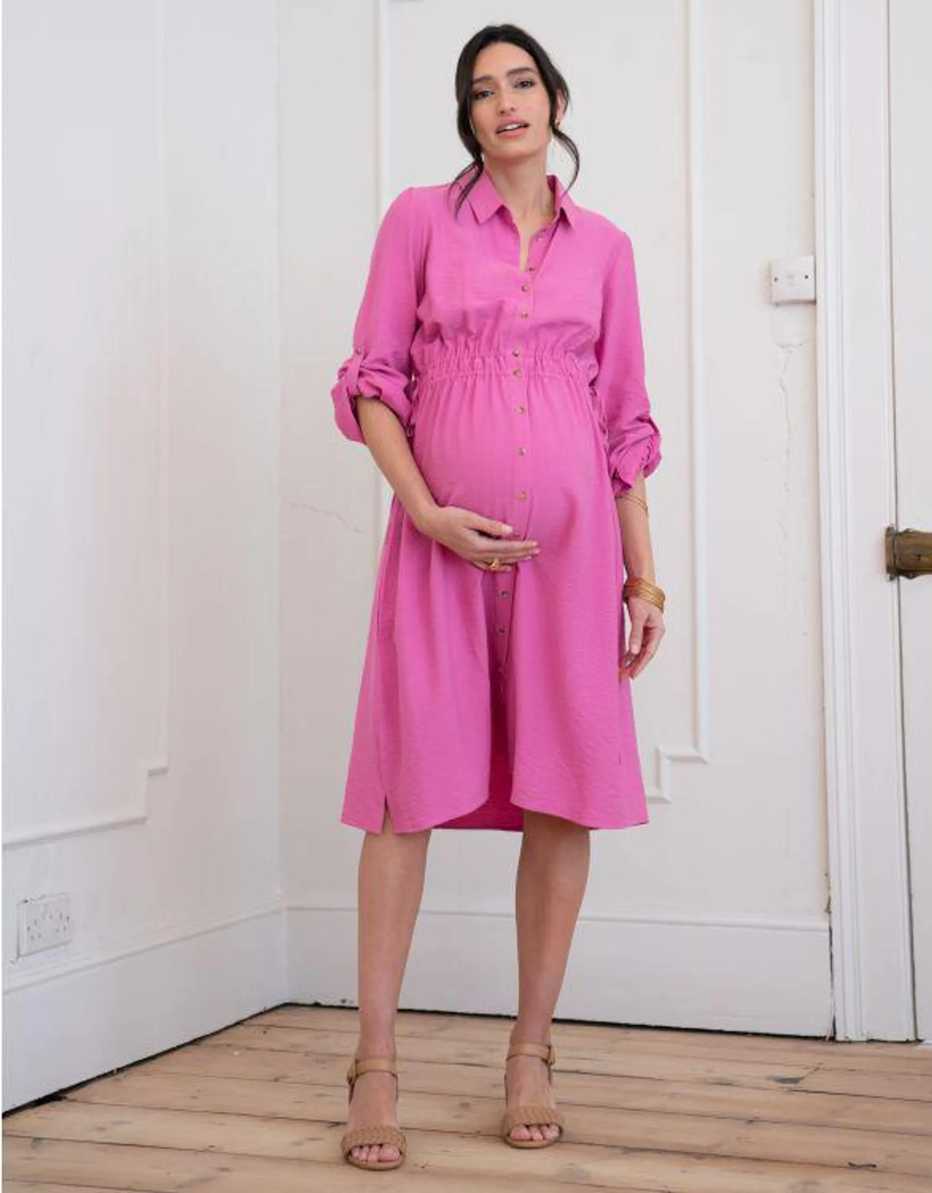 Maternity Shirt Dress