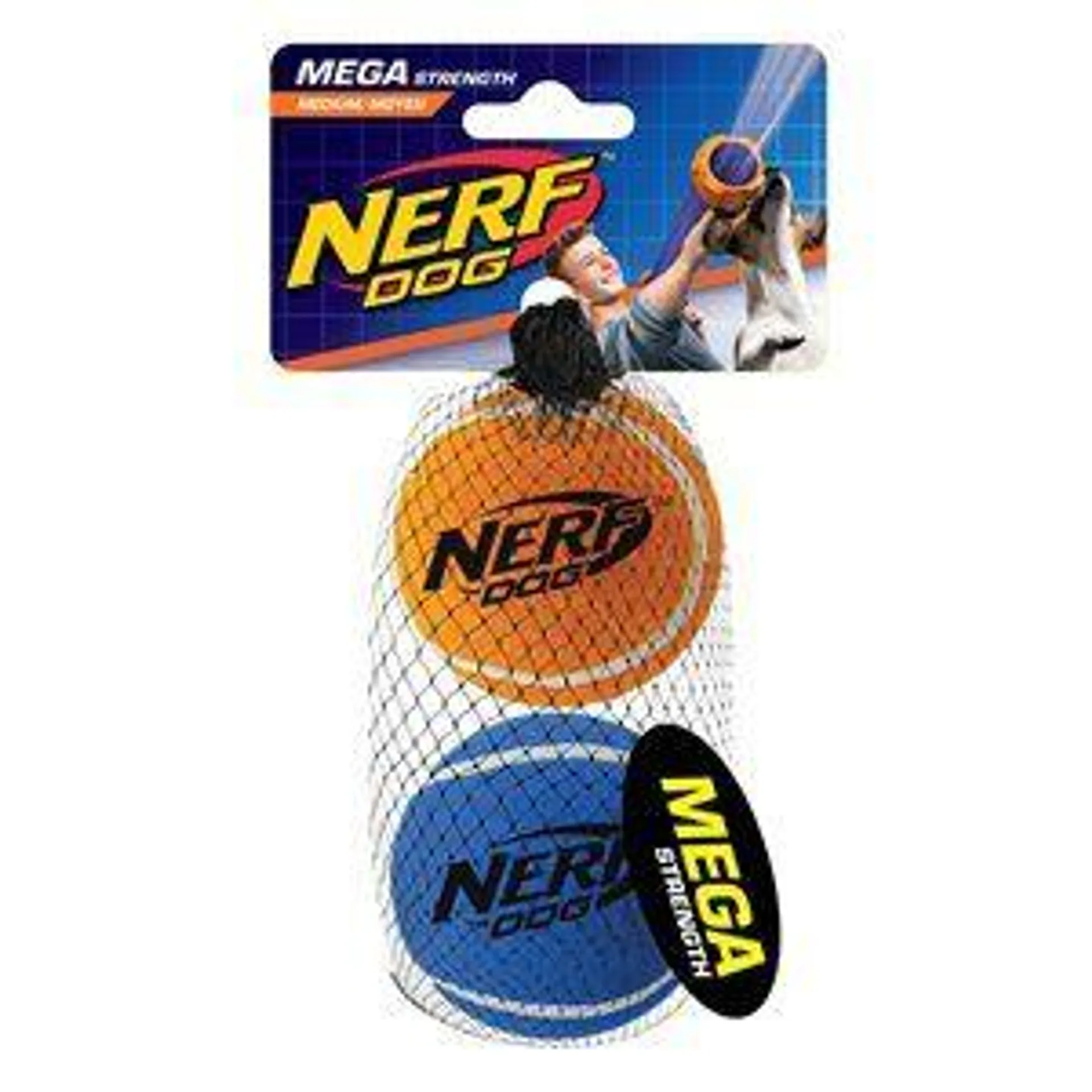 Nerf Mega Strength Tennis Balls 2Pk Med