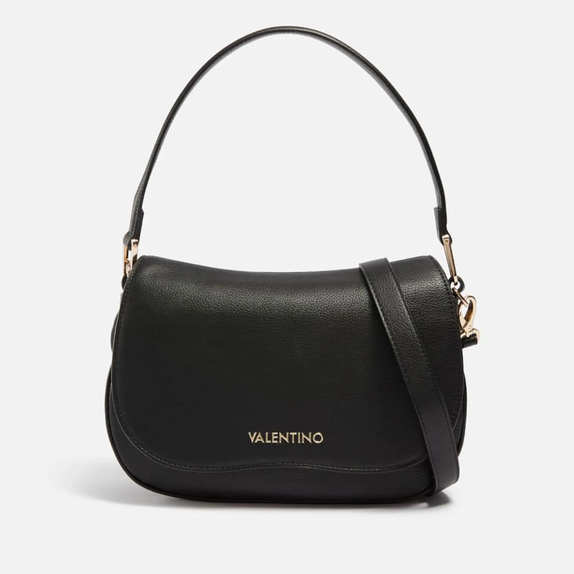 Valentino Cortina Re Faux Leather Shoulder Bag