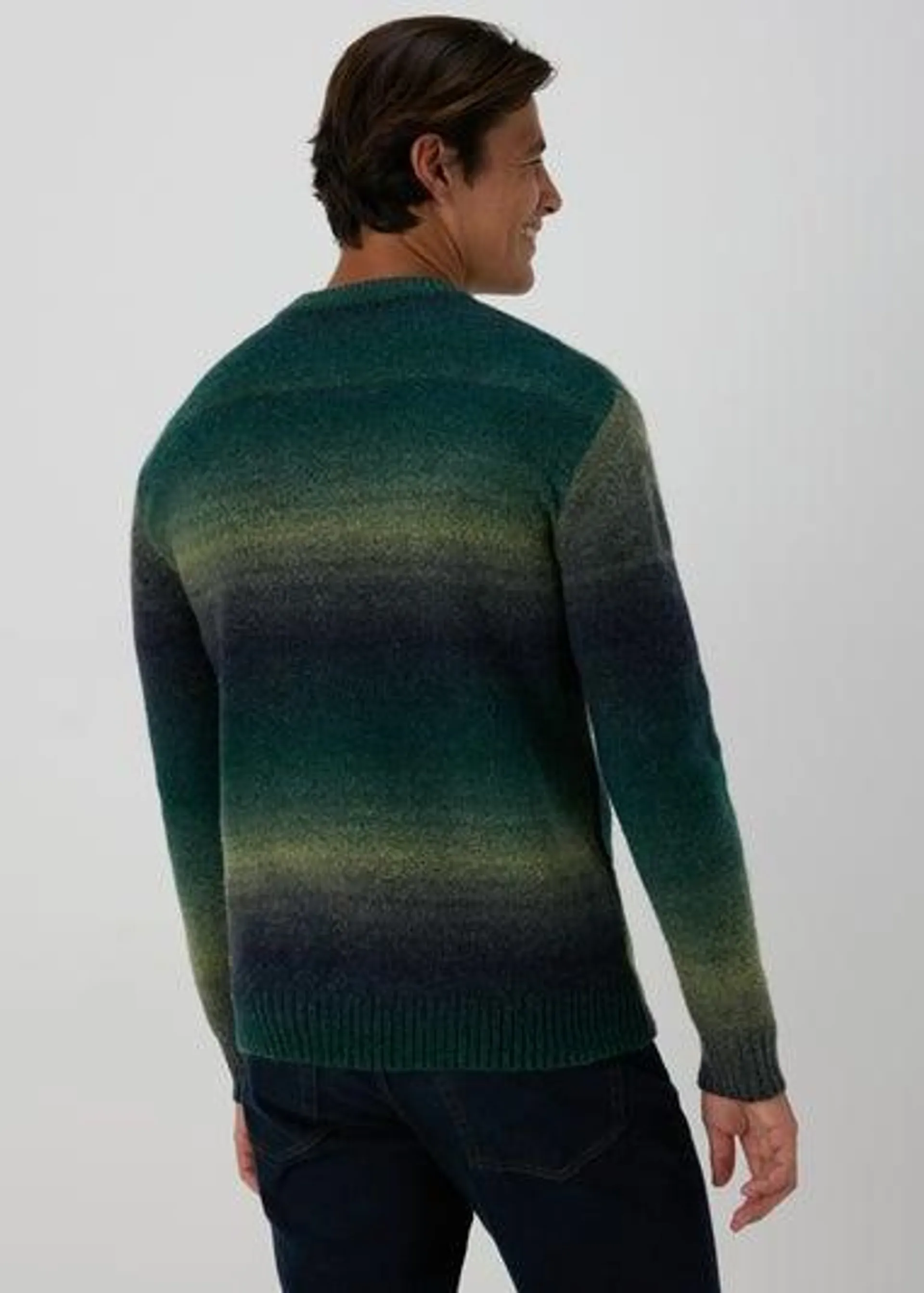 Green Ombre Knit Jumper