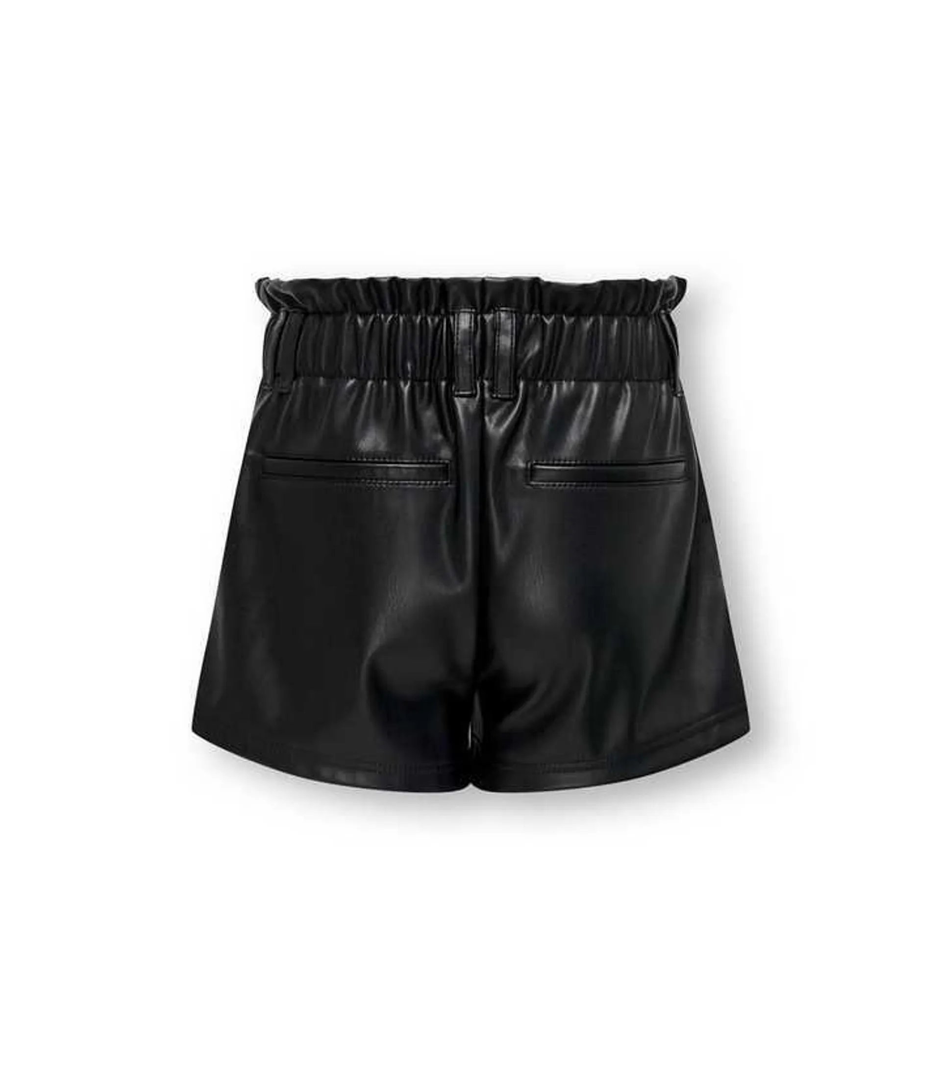 KIDS ONLY Black Leather-Look Shorts