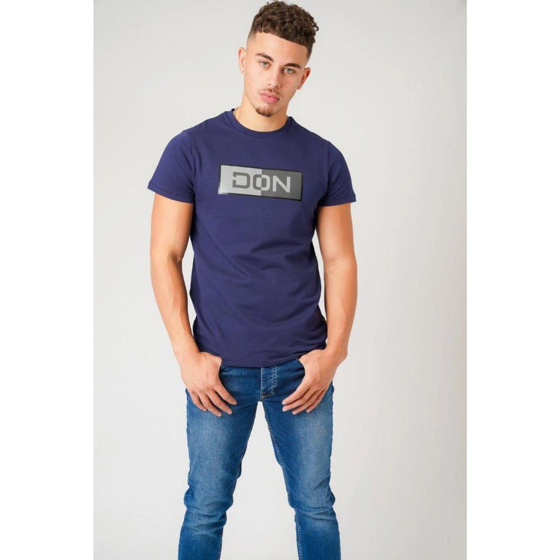 Don Jeans Don 50/50 T-Shirt Navy