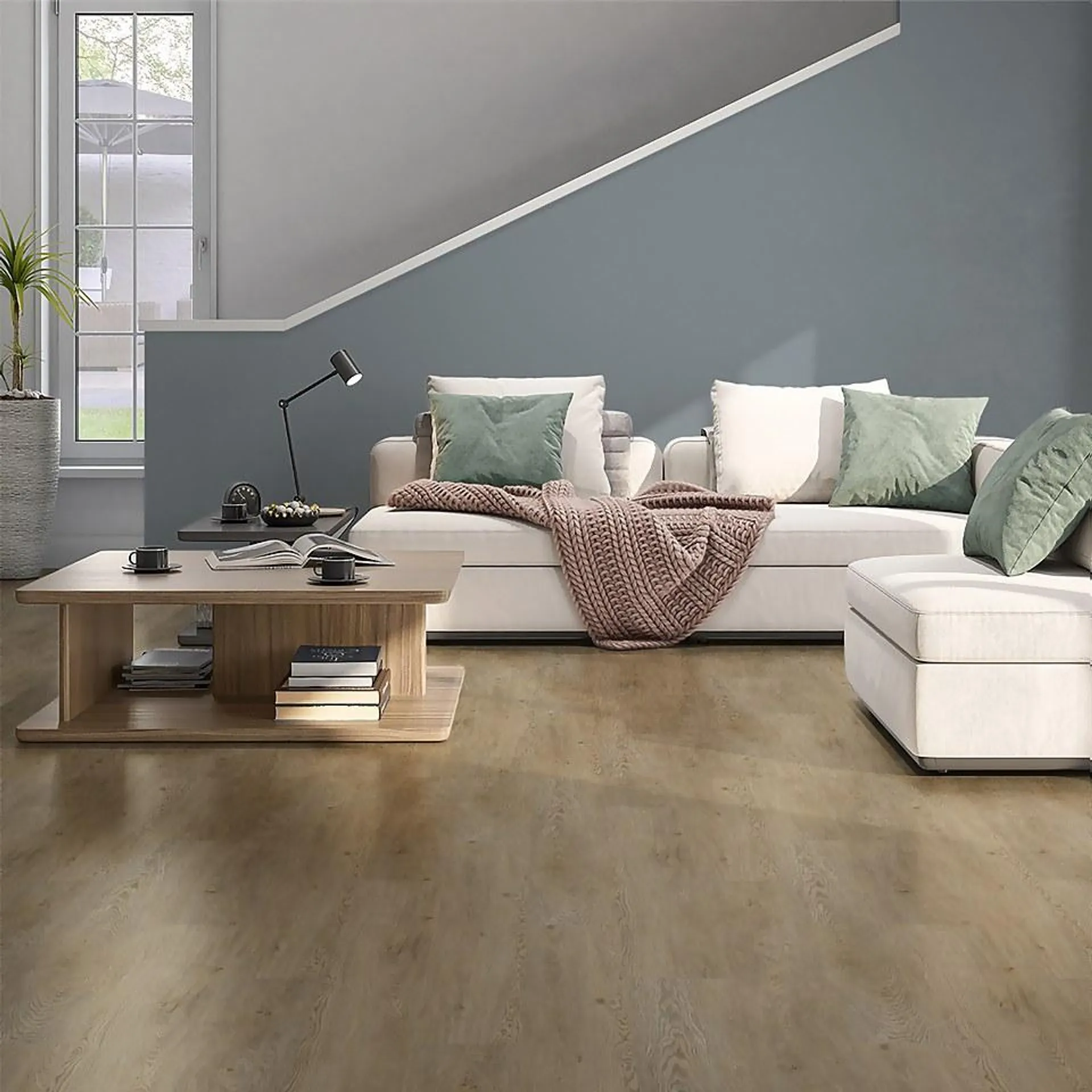 Plancs Dark Oak Self-Adhesive Vinyl Floor Plank 8 Piece Pack - 1.11 sqm