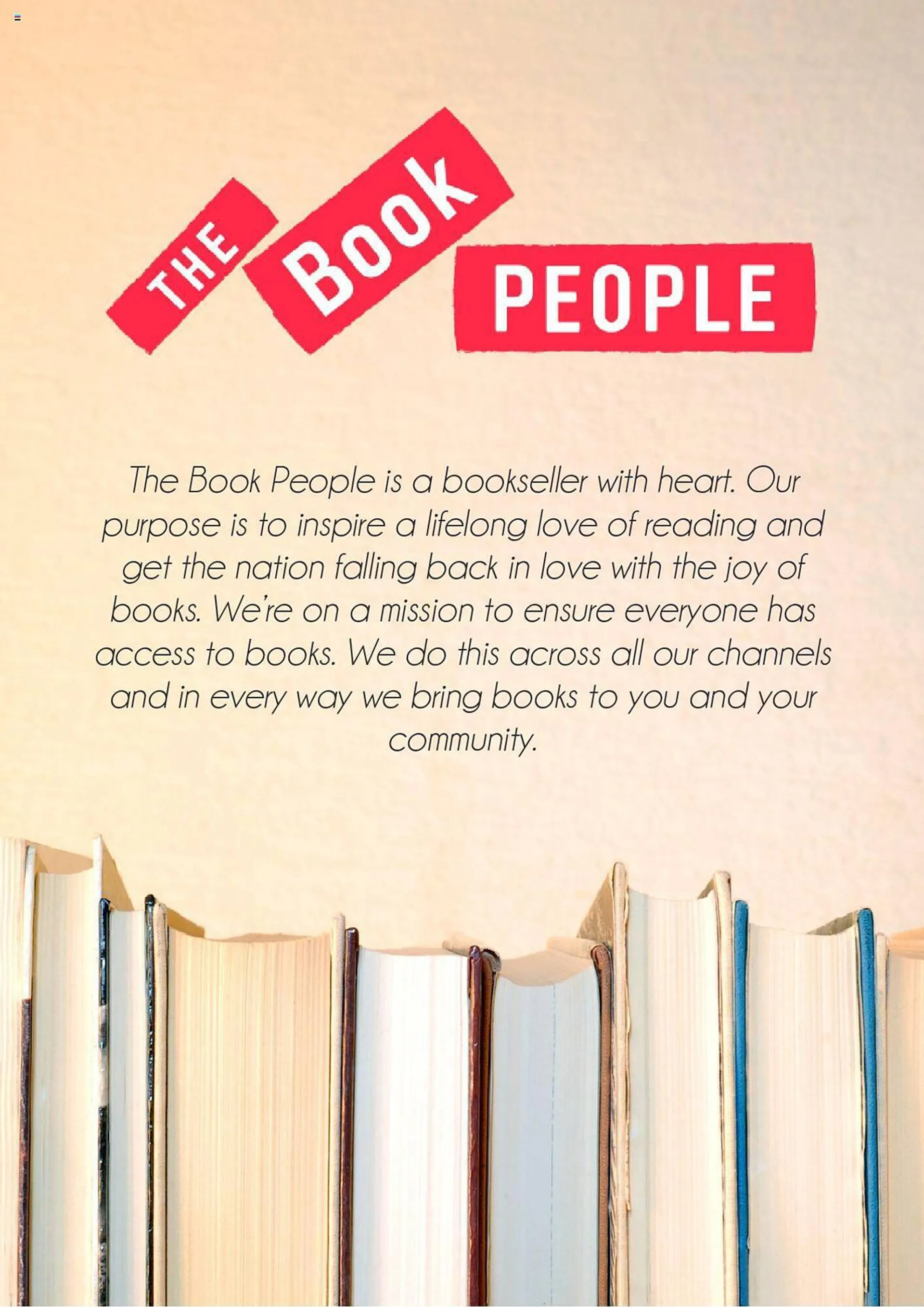 The Book People leaflet