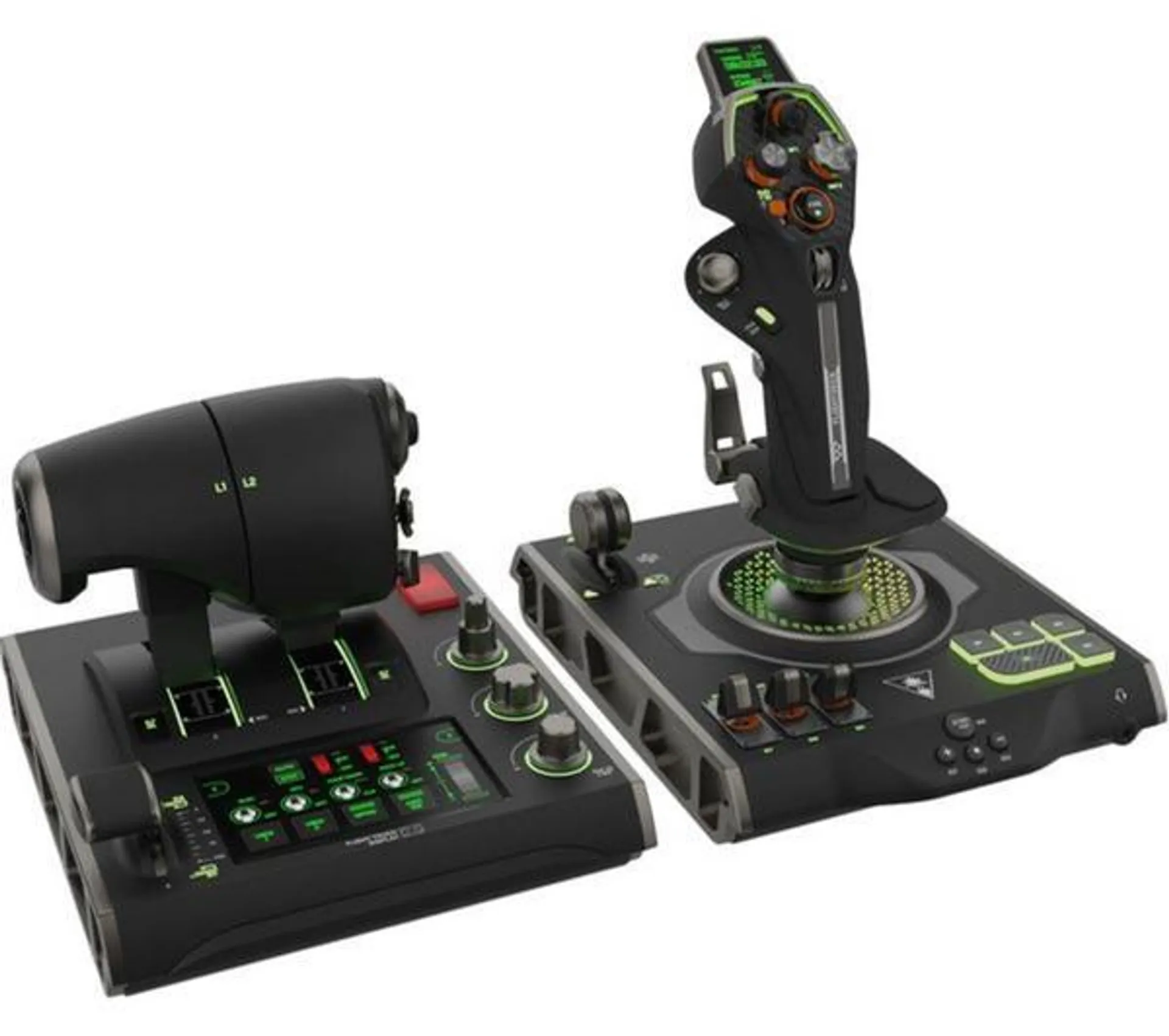 TURTLE BEACH VelocityOne Flightdeck HOTAS Simulation System Joystick & Throttle - Black