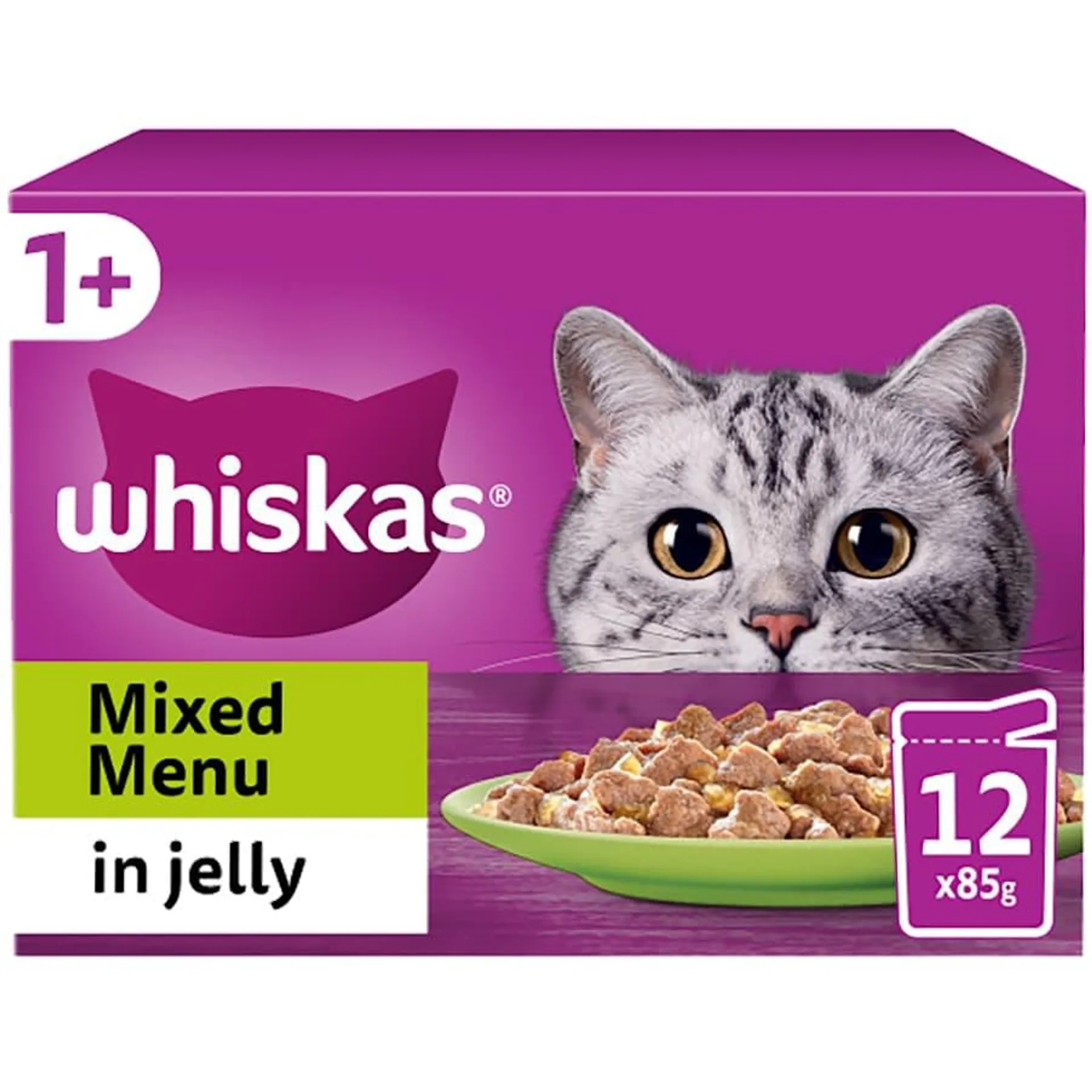 Whiskas Mixed Menu In Jelly 12 x 85g