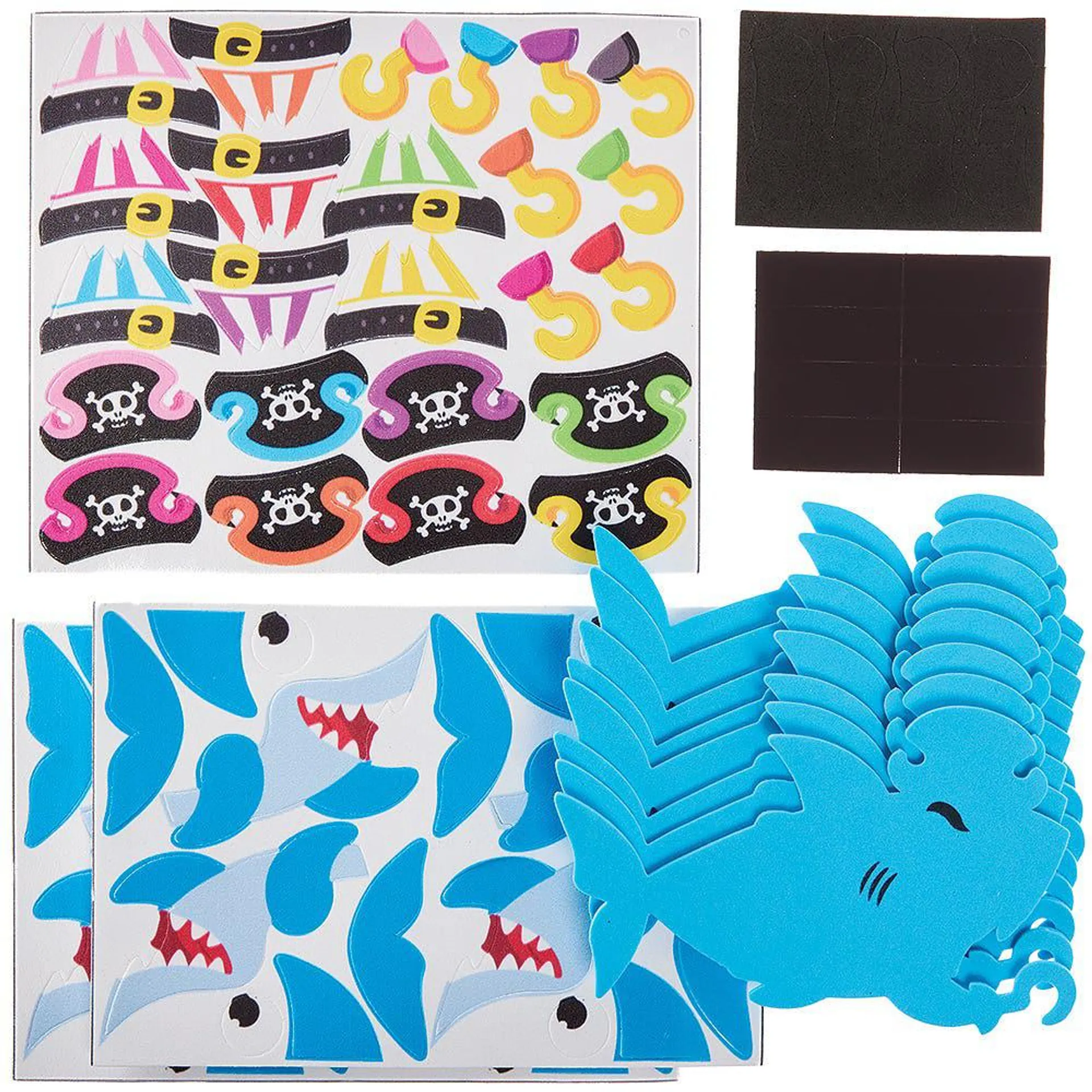 Pirate Shark Mix & Match Magnet Kits
