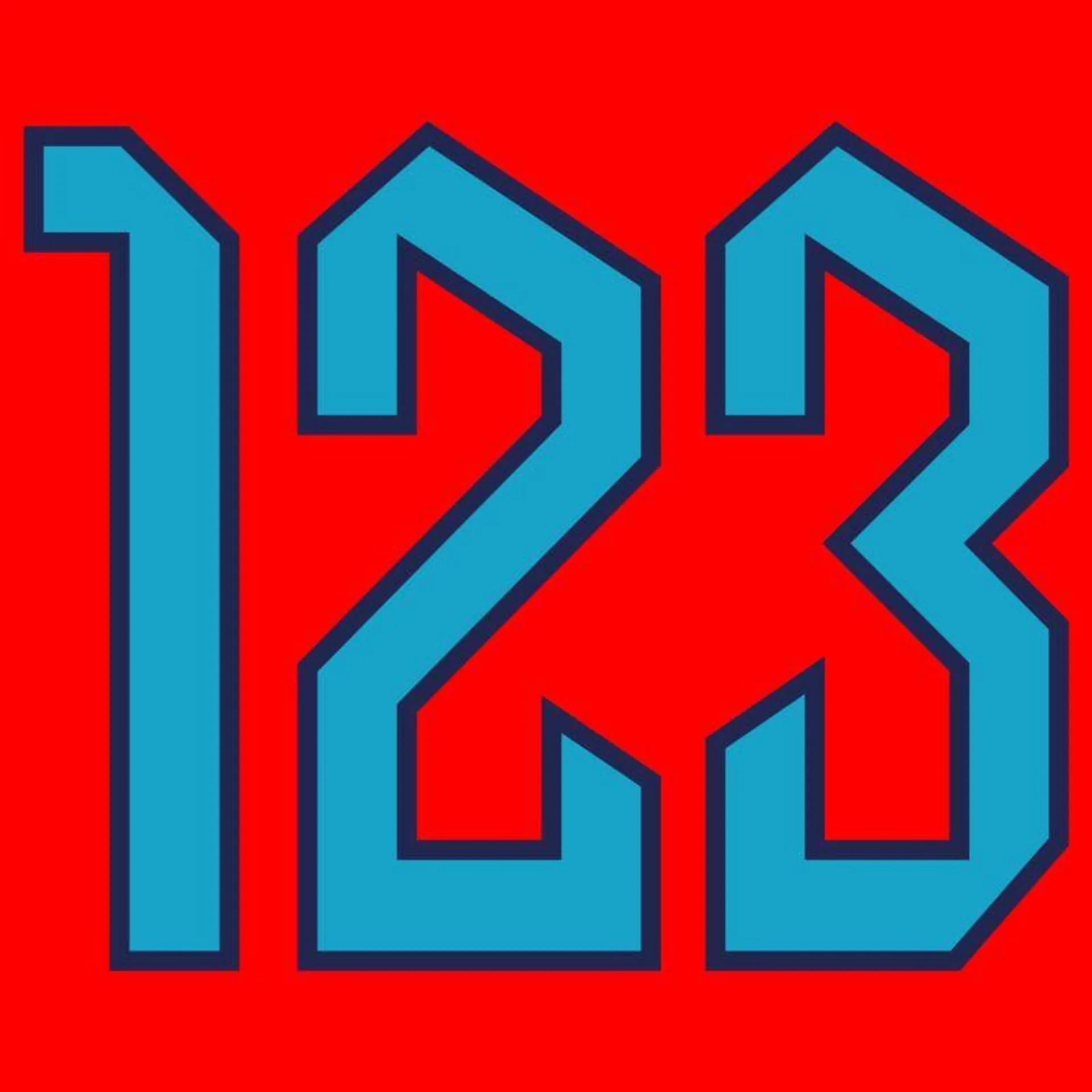 22-23 England Away Front Numbers (104mm)