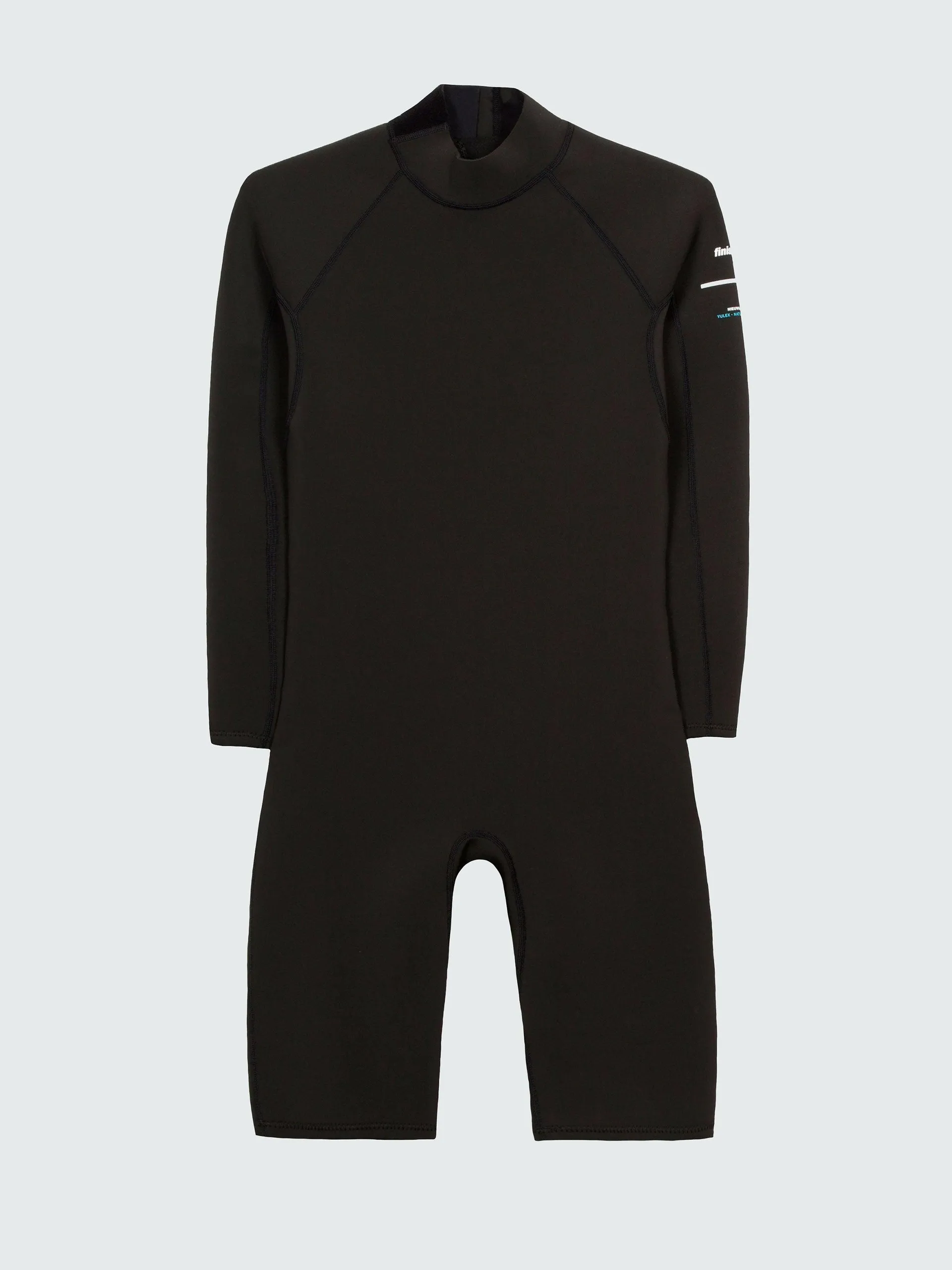 Yulex® long sleeve short leg wetsuit in black