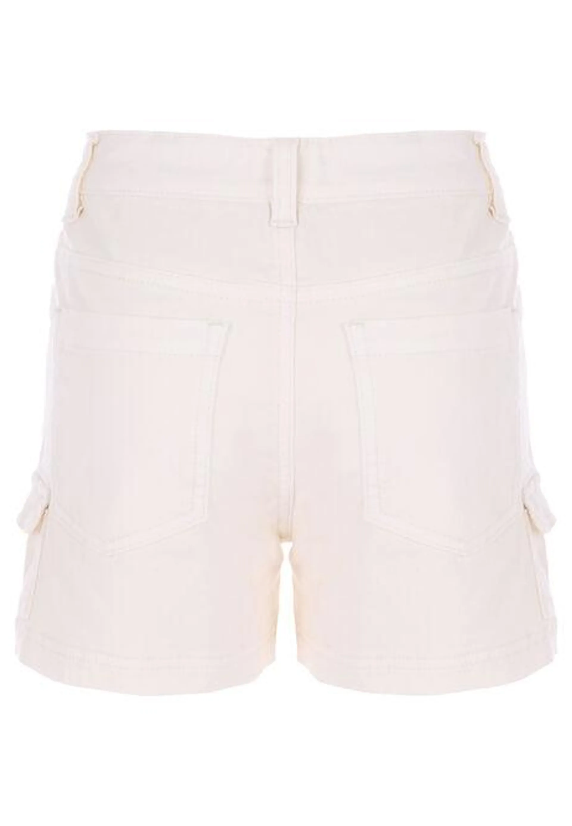 Older Girls Light Stone Cargo Shorts