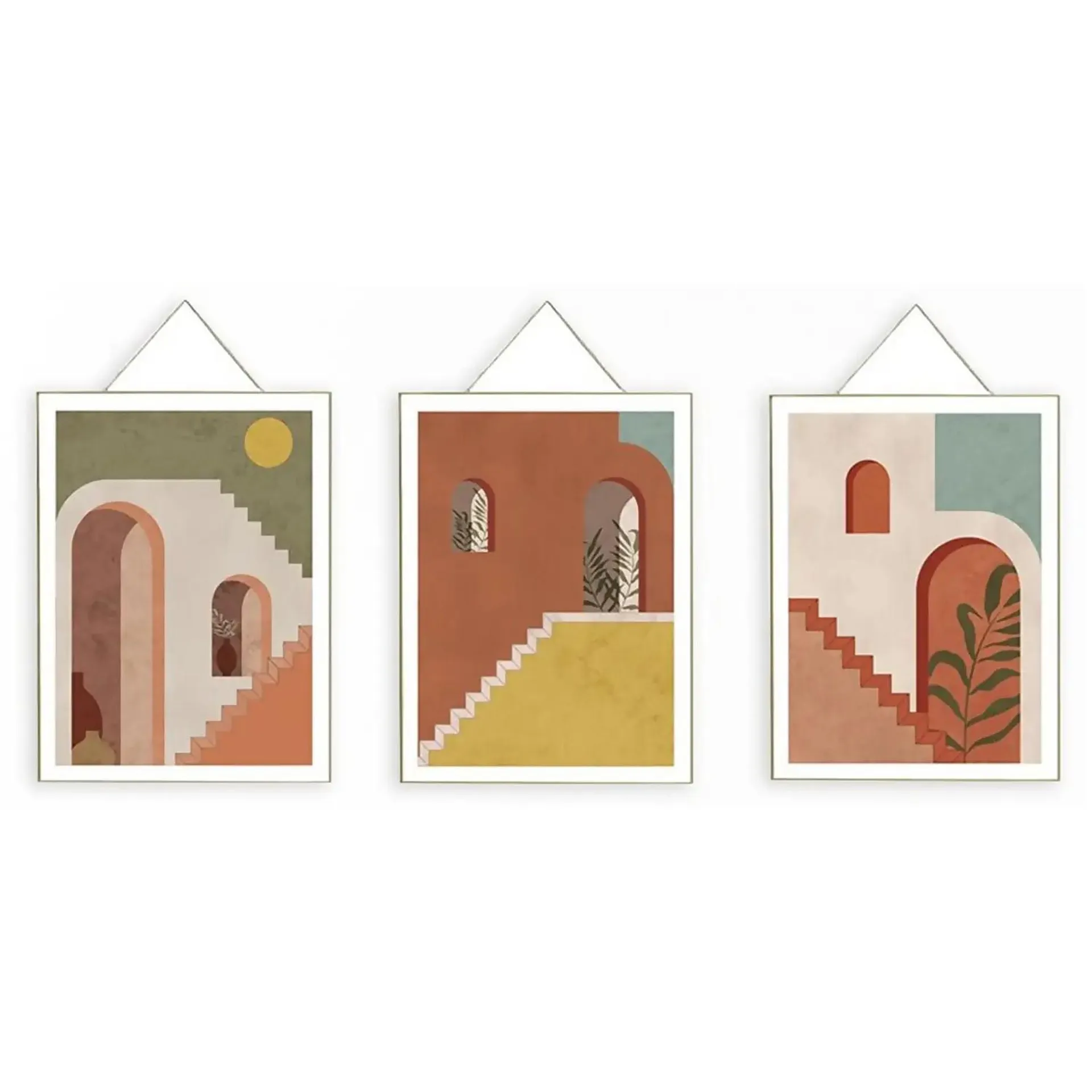 Moroccan Hanging Prints - Set of 3 - 40x30cm
