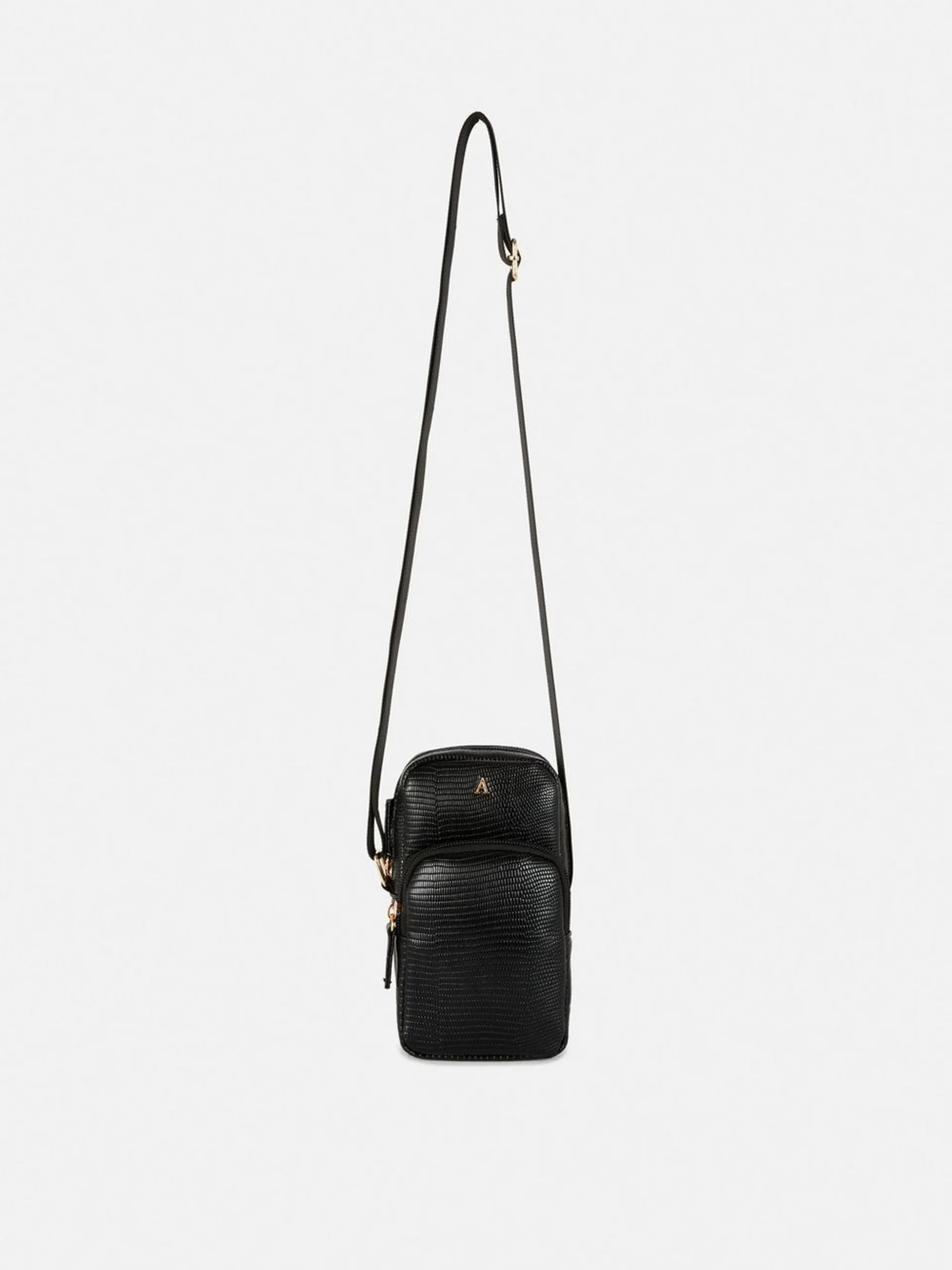 Faux Leather Phone Bag