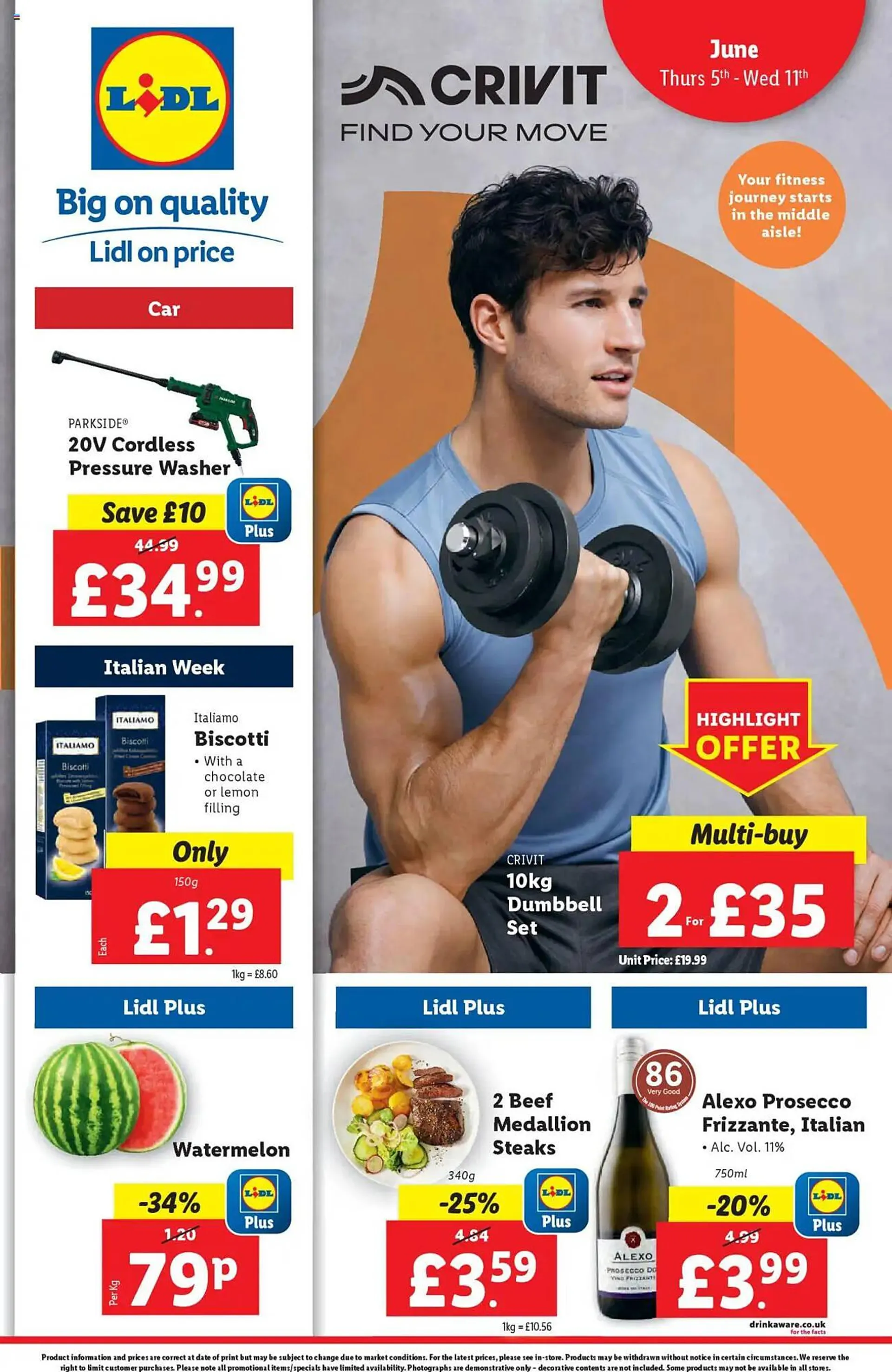 Lidl leaflet from 5 June to 11 June 2025 - Catalogue Page 1