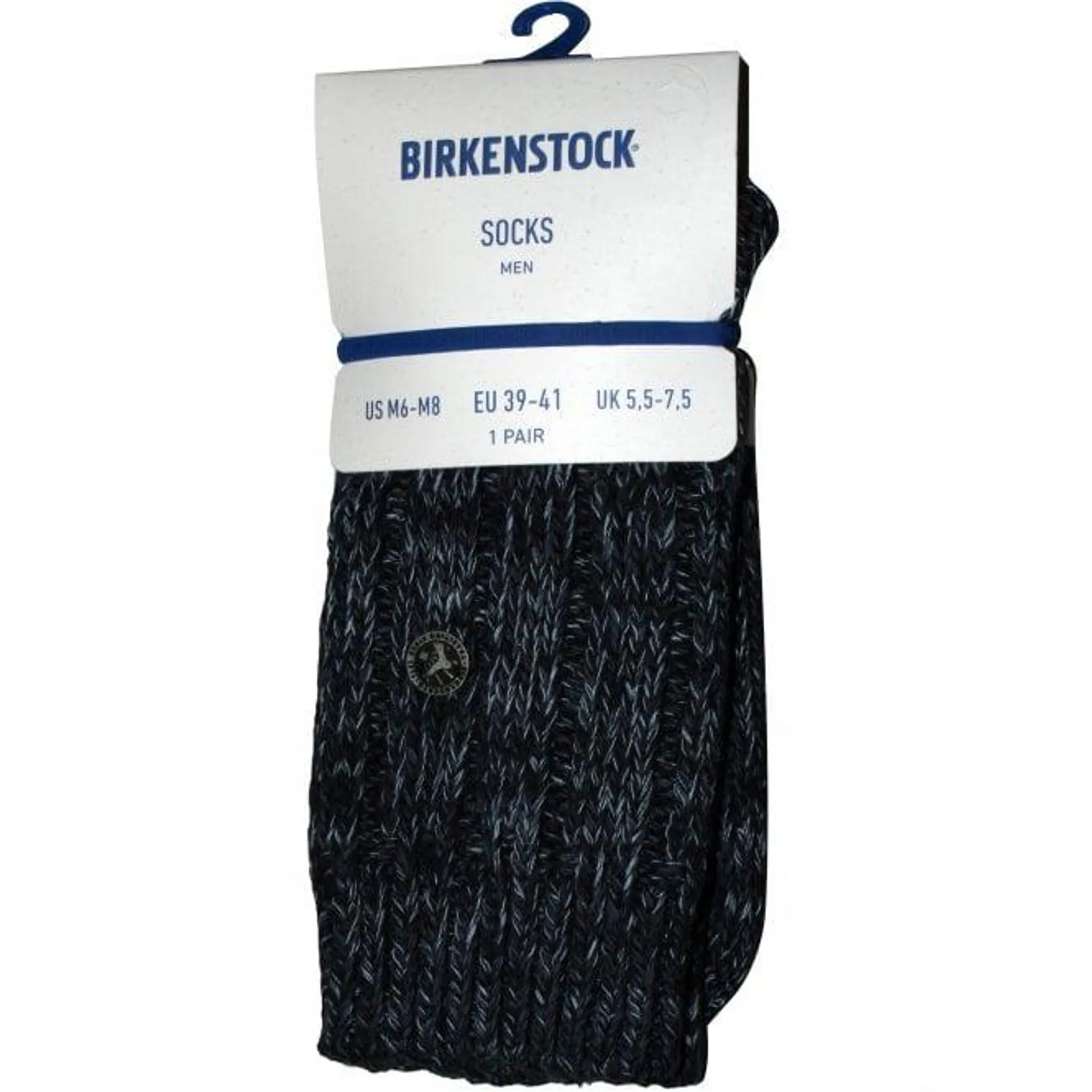 Birkenstock Cotton Twist Boot Socks, Denim Blue Melange