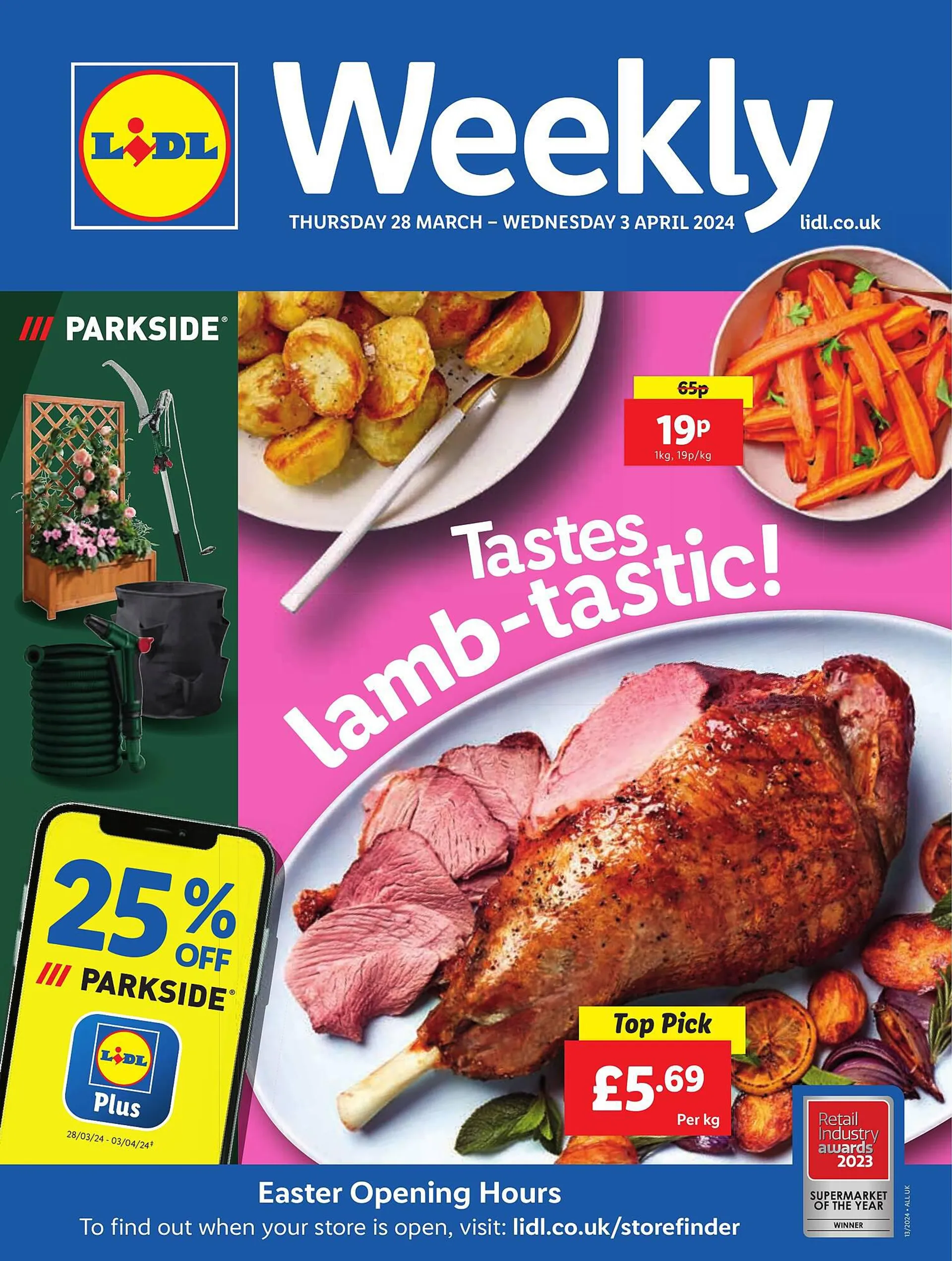 Lidl leaflet from 28 March to 3 April 2024 - Catalogue Page 1