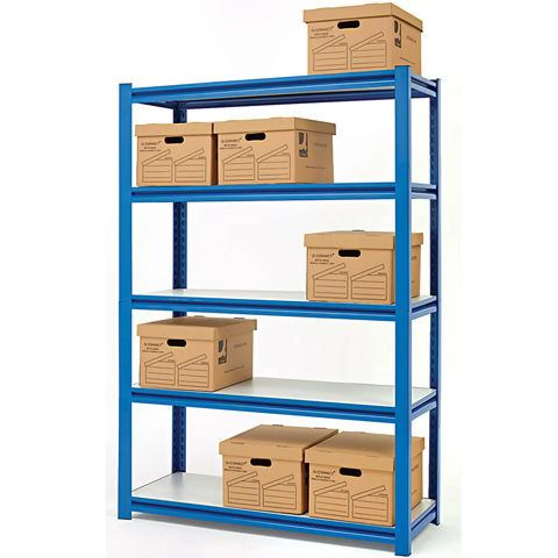 Clarke CS5265BP 1.2m Wide Span Boltless Shelving (Blue)