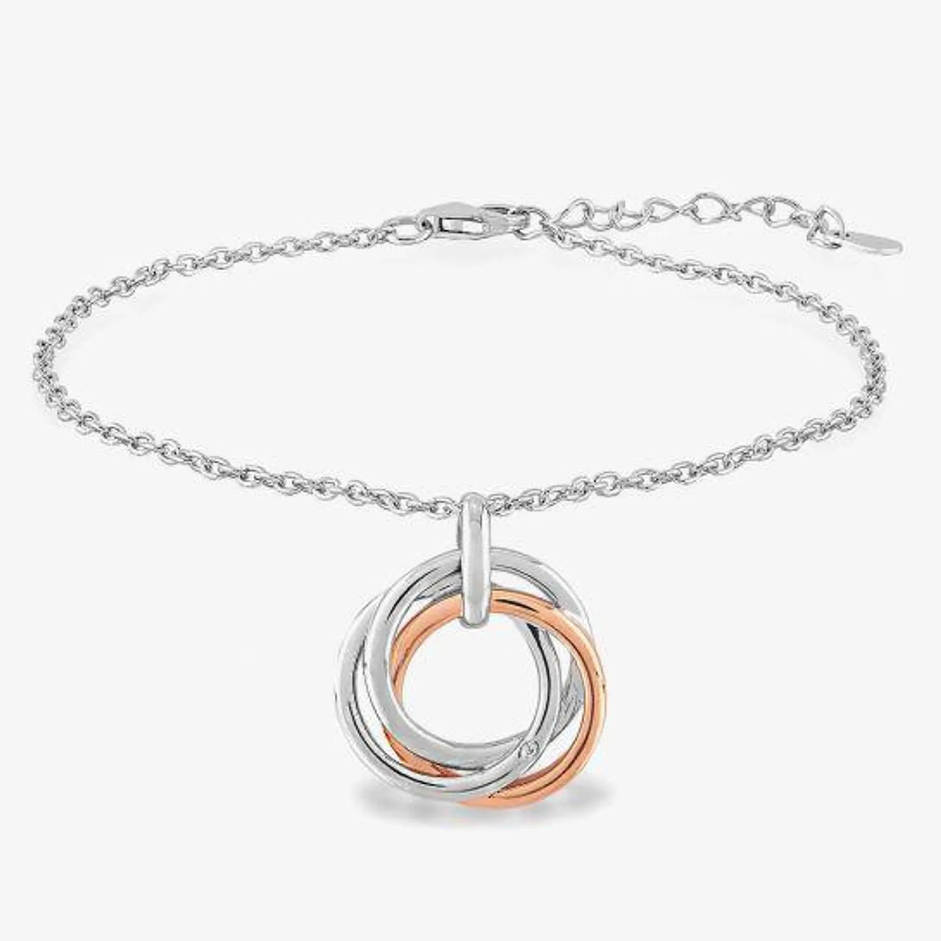 Triple Intertwined Rings Bracelet