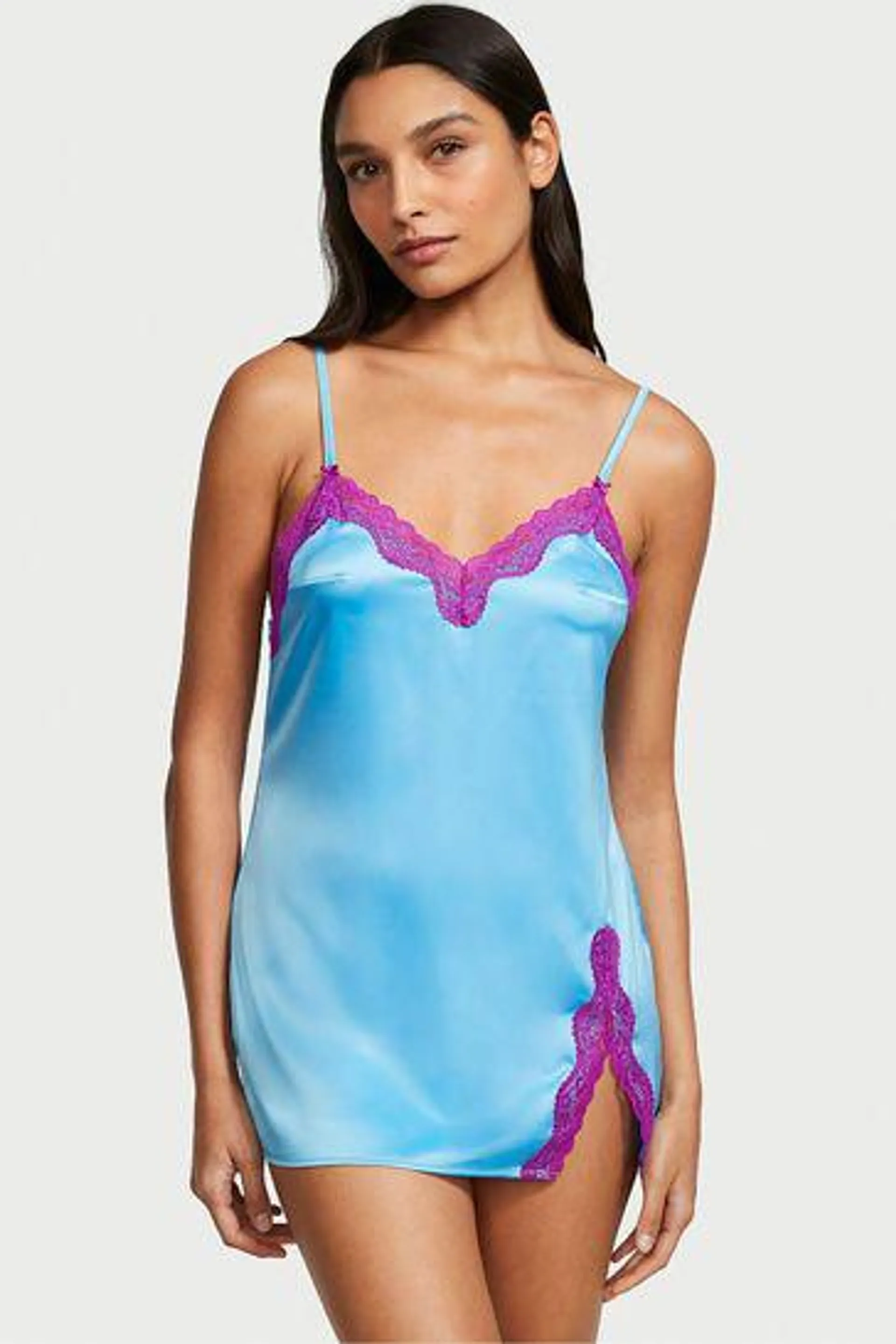 Tease Satin Slip Dress