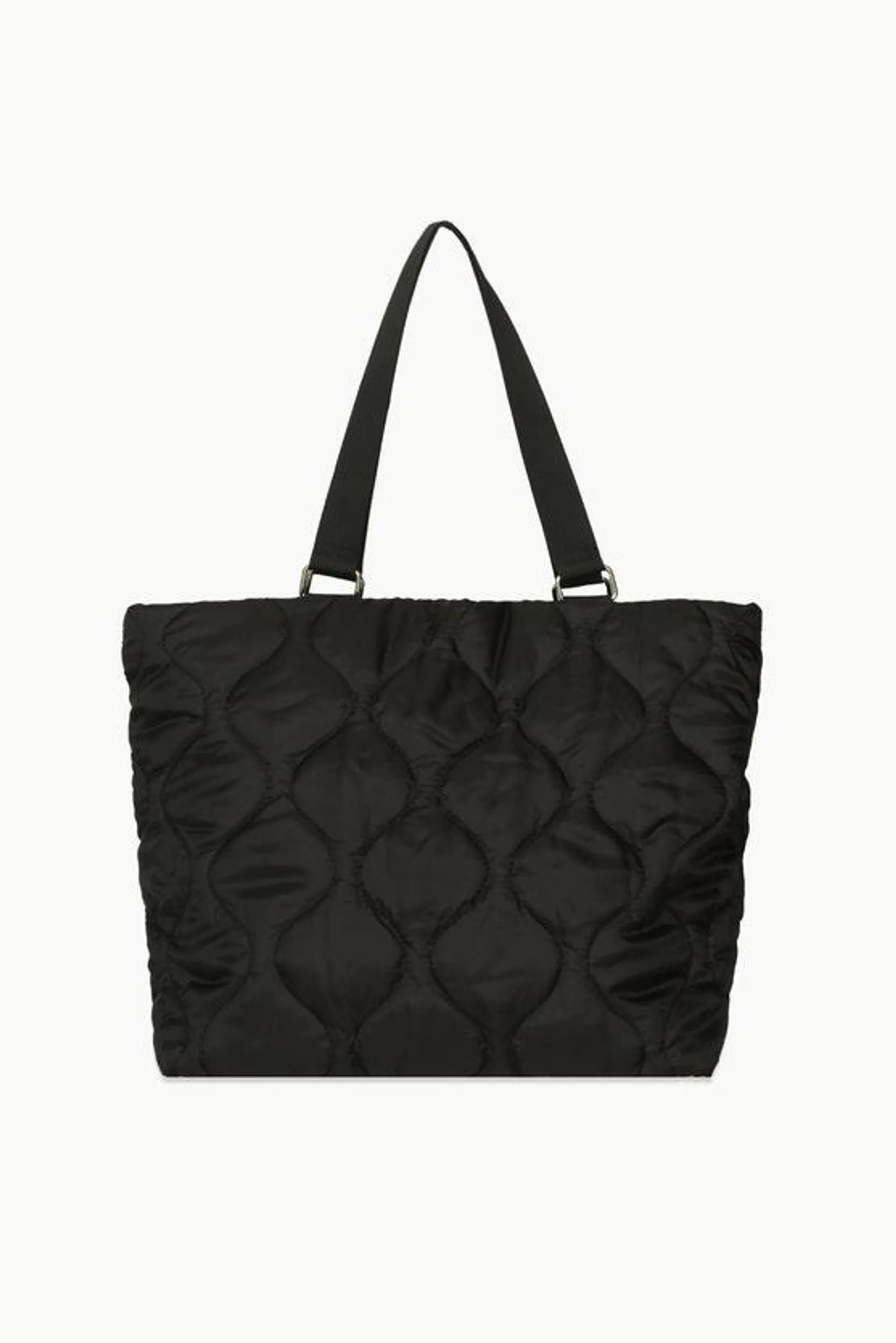 Black Onion Quilted Nylon Shopper Bag