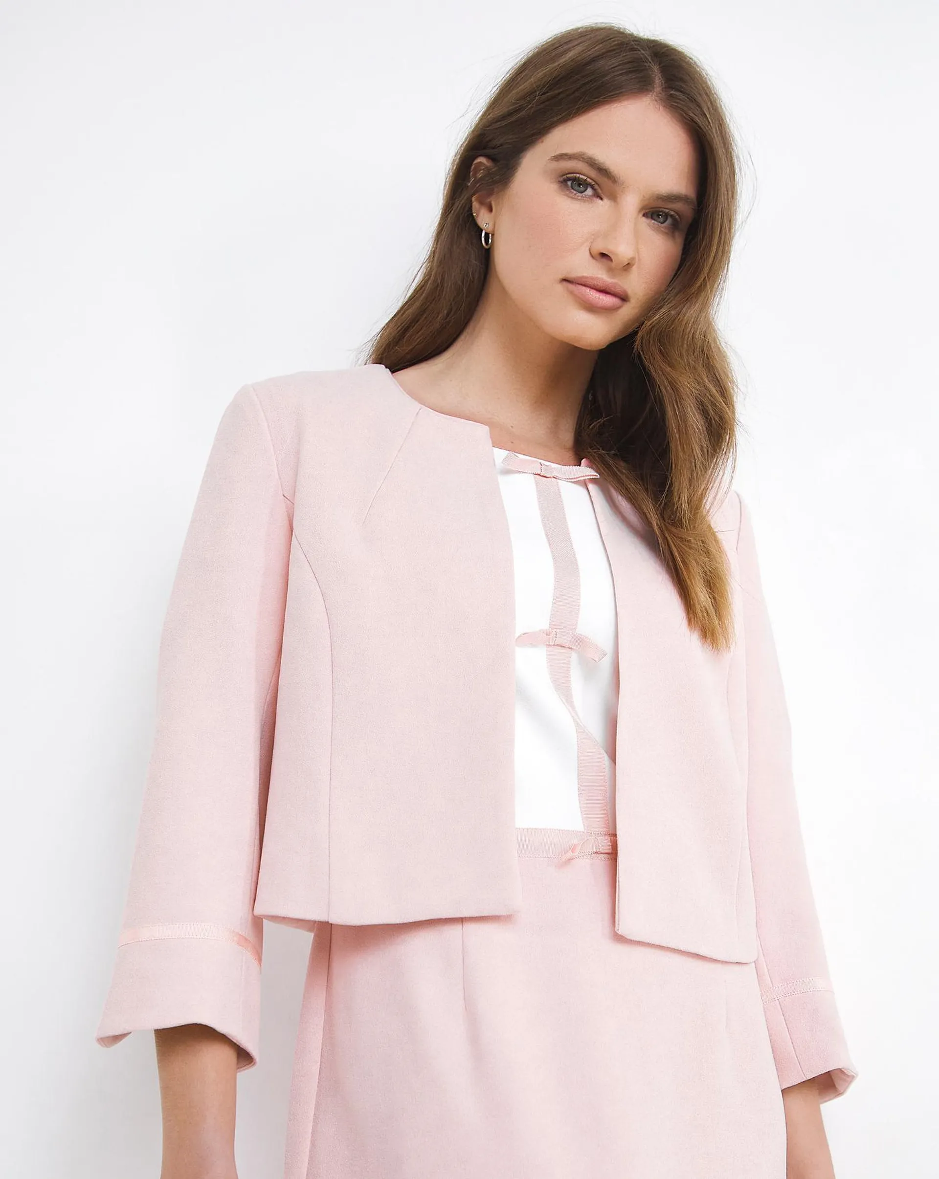 Joanna Hope Cropped Tailored Jacket