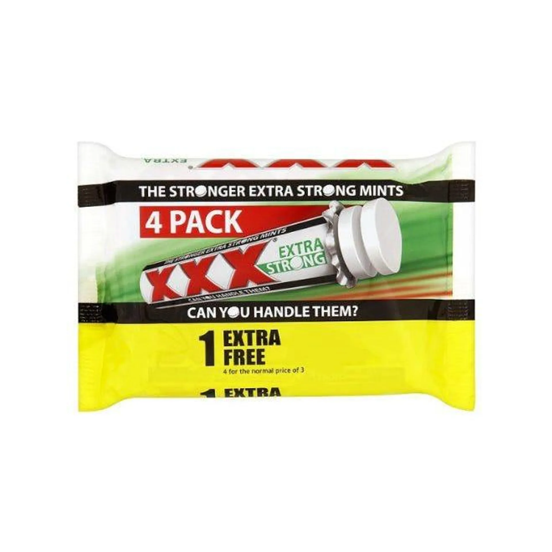 Trebor Extra Strong Peppermint Mints 4 Pack 165.2g