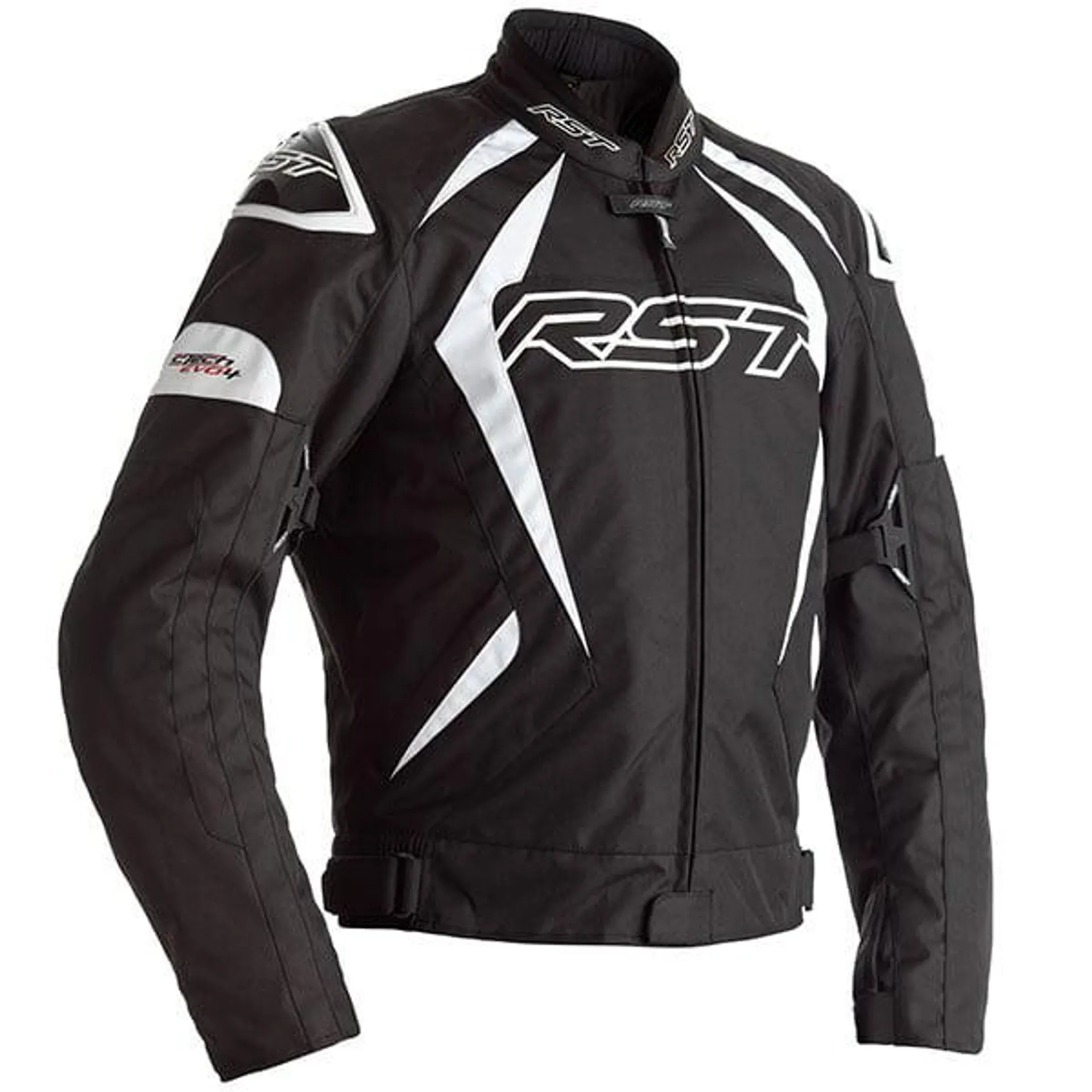 RST Tractech Evo 4 CE Textile Jacket - Black / White