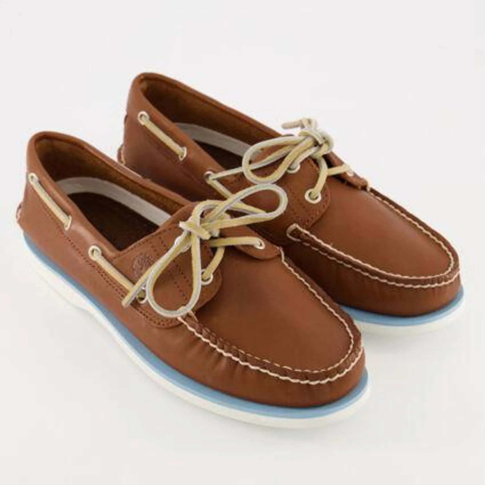 Brown Leather Classic Boat Shoes