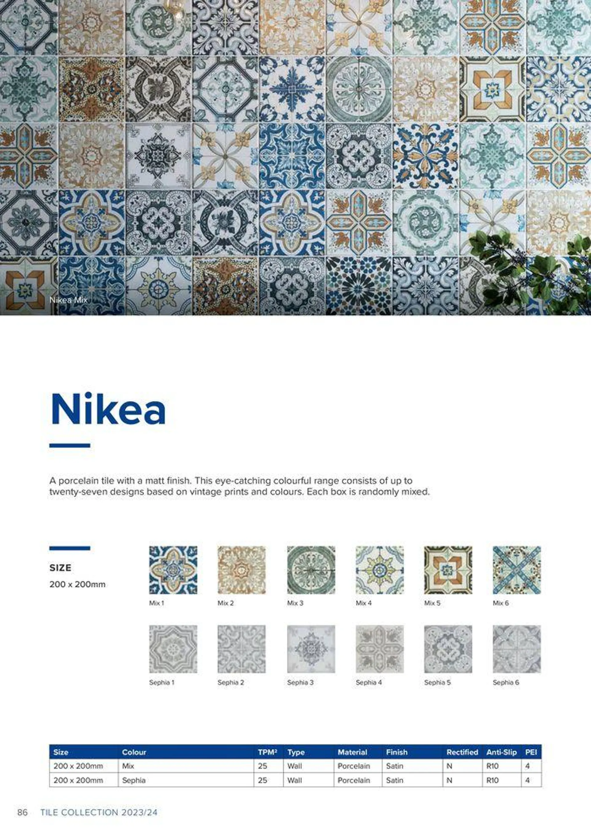 Tile Collection 2023/34 from 24 October to 31 December 2024 - Catalogue Page 86