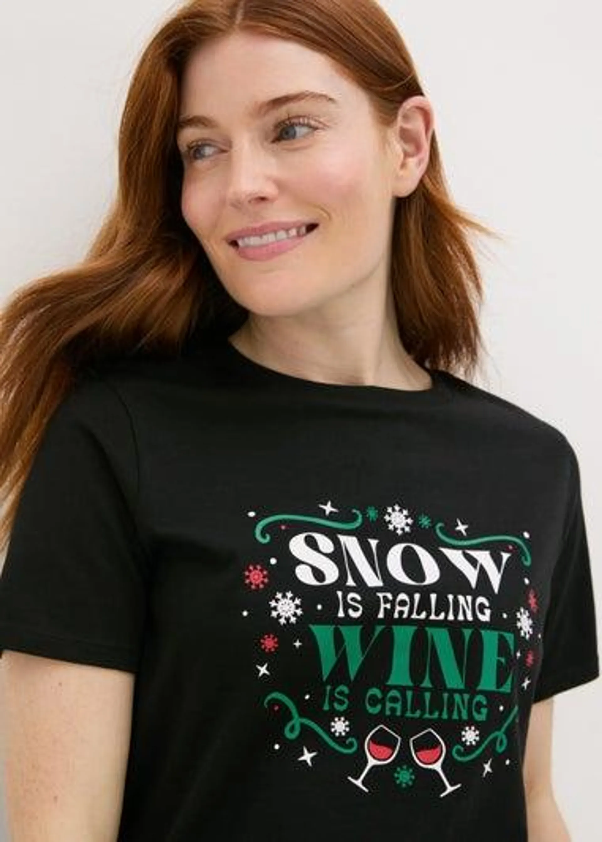 Black Snow Is Falling T-Shirt