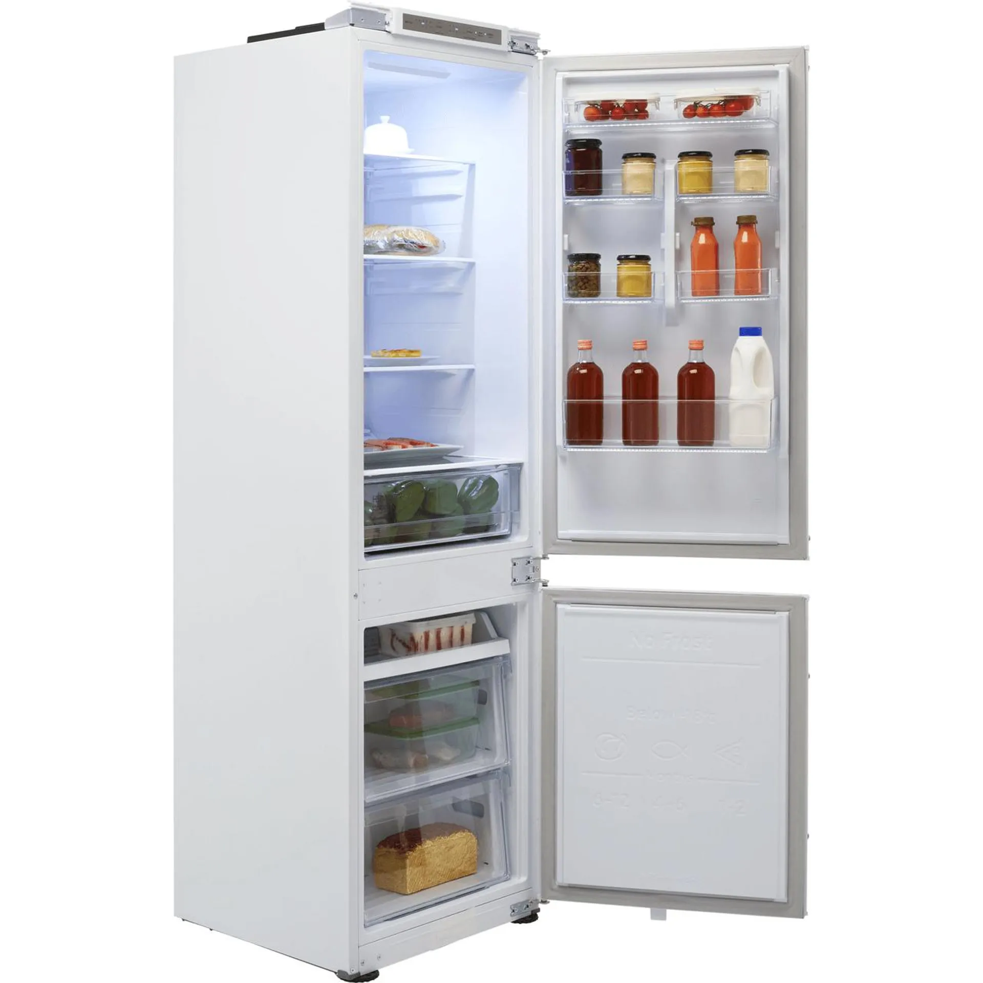 Samsung Series 5 BRB26600FWW Integrated 70/30 Total No Frost Fridge Freezer with Sliding Door Fixing Kit - White - F Rated