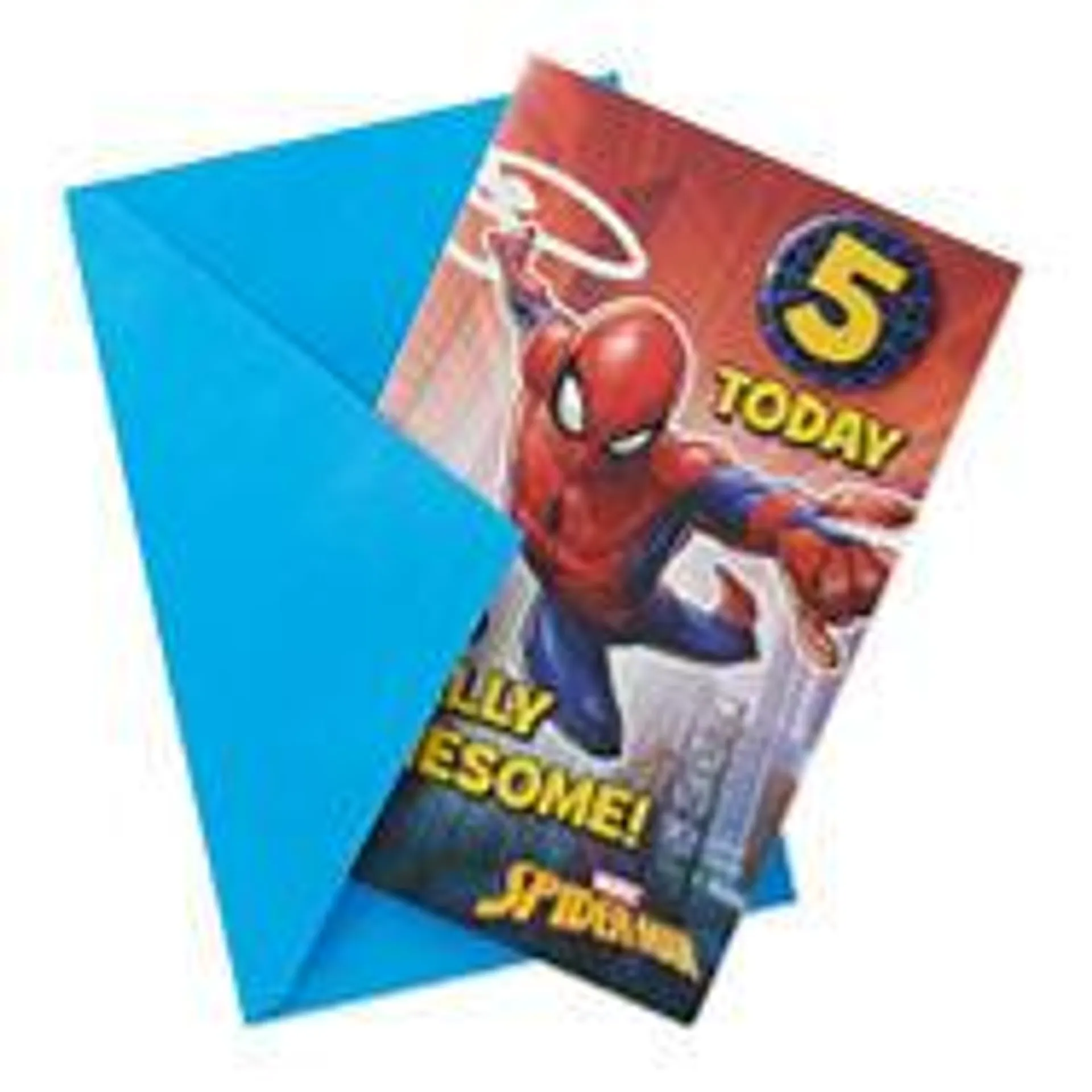 Marvel Spider-Man 5th Birthday Card