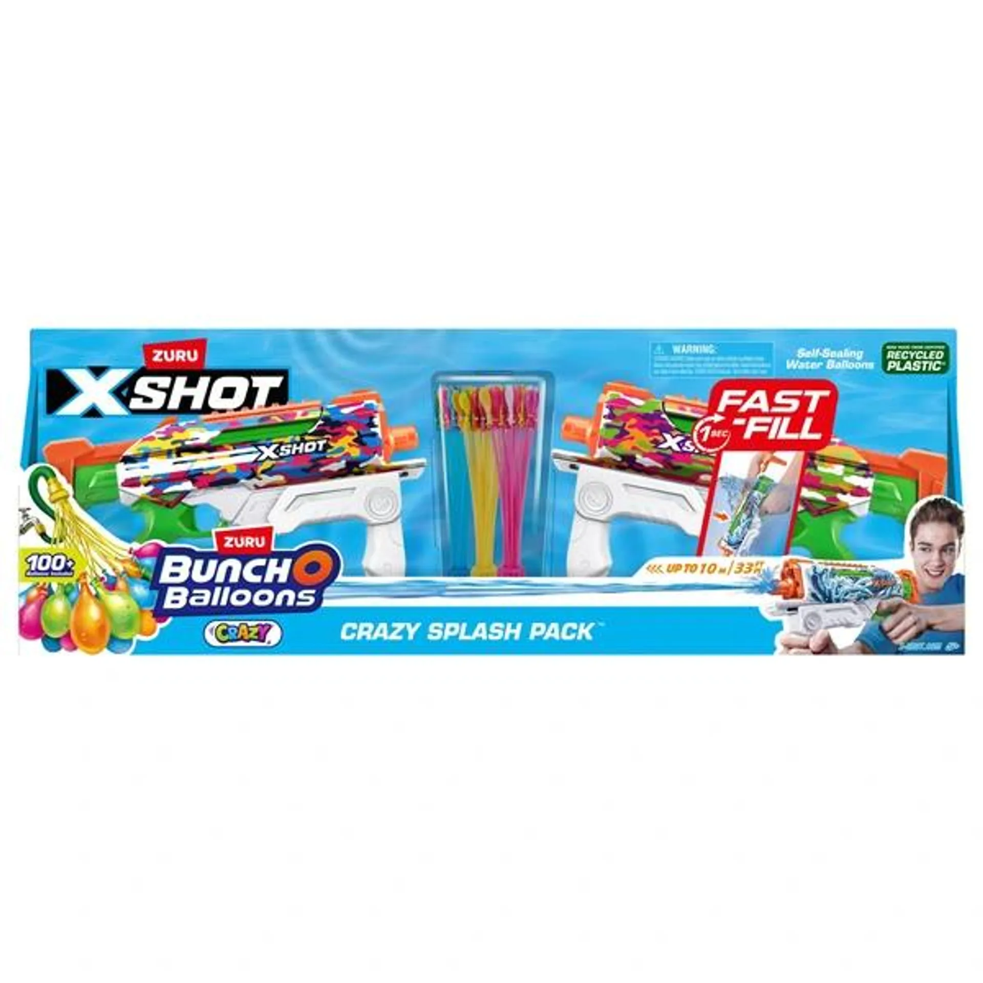 XSHOT Bunch O Balloons Crazy Splash Pack by ZURU