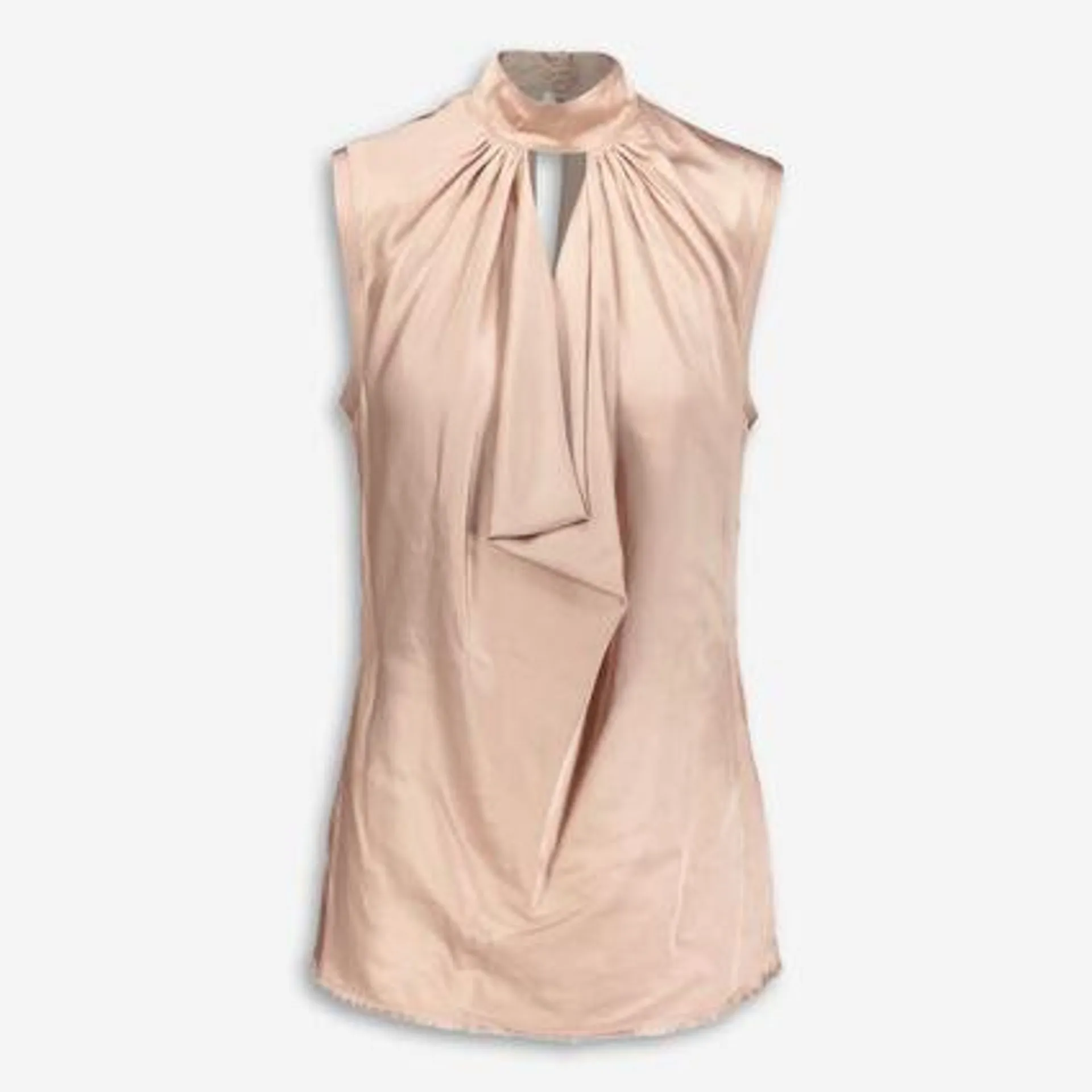 Dusty Pink Satin Top