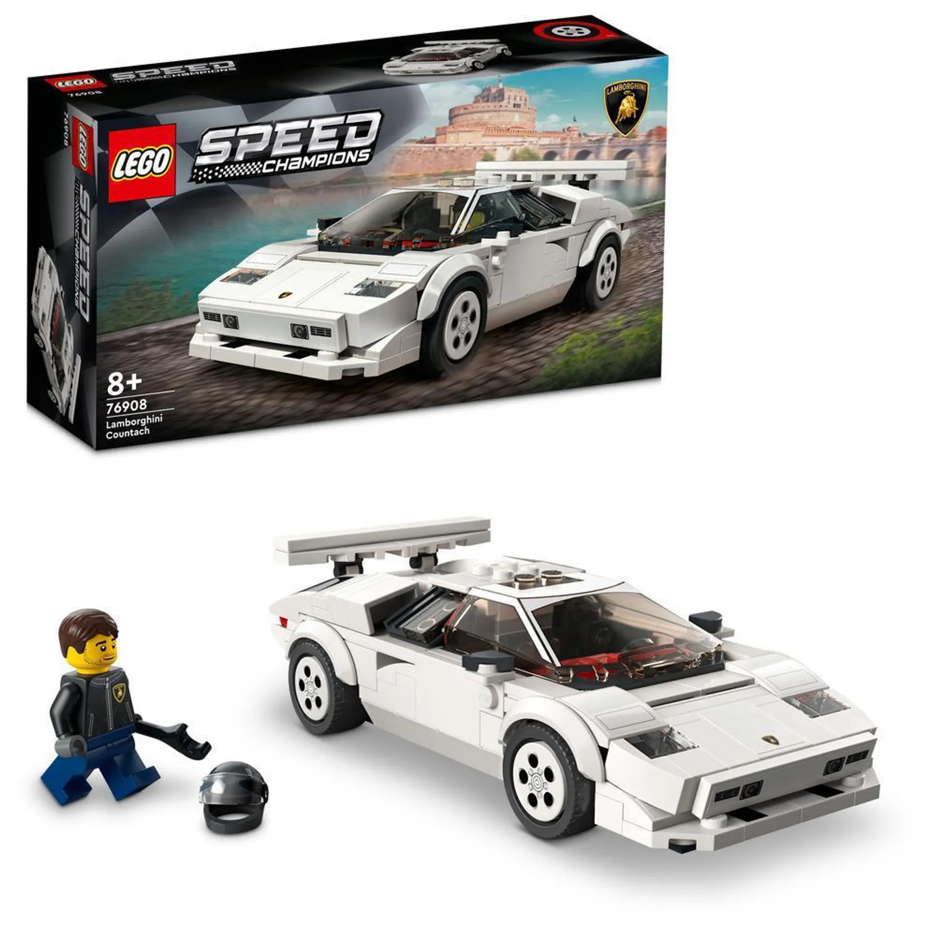 LEGO® 76908 Speed Champions Lamborghini Countach Race Car Set