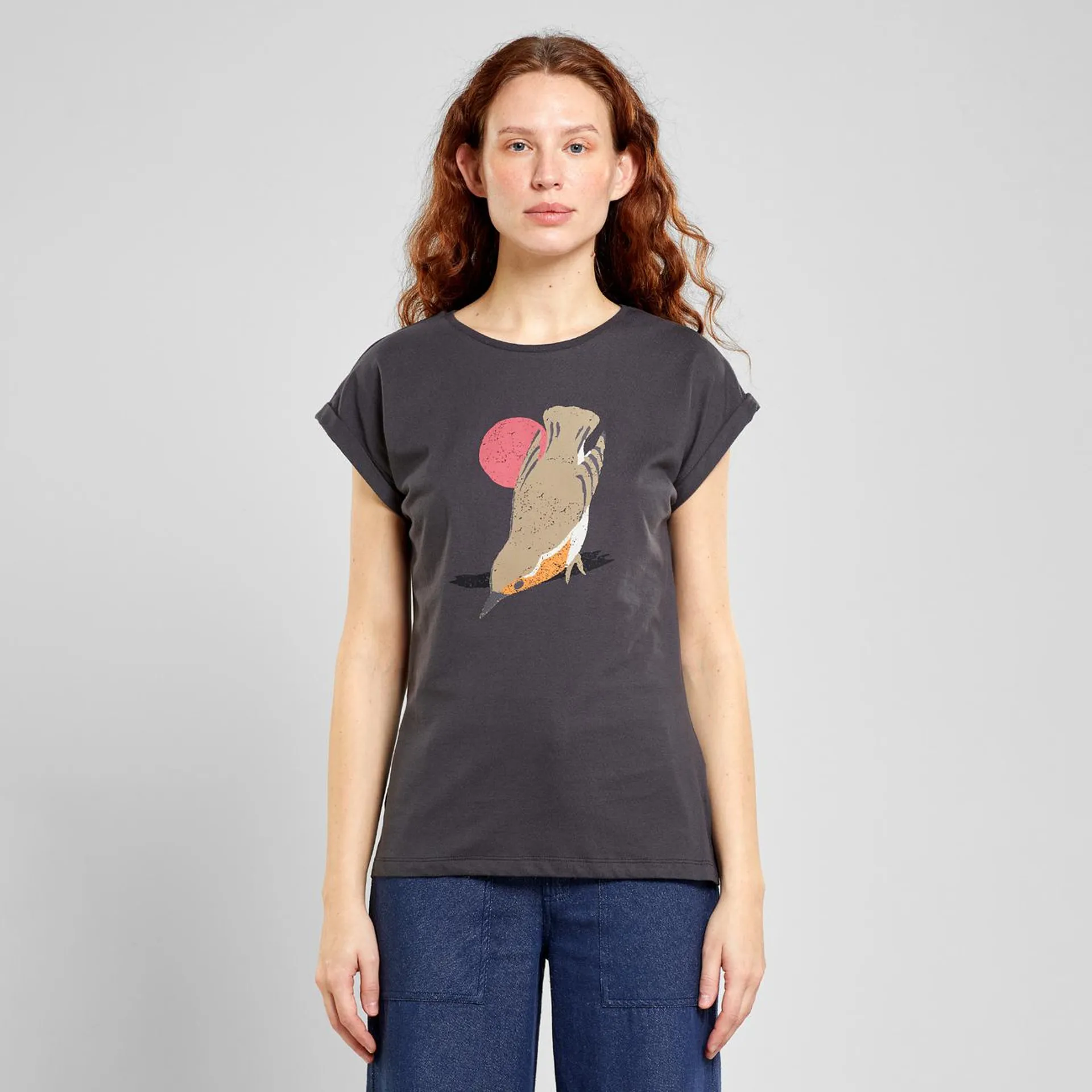 T-shirt Visby Red Robin Charcoal