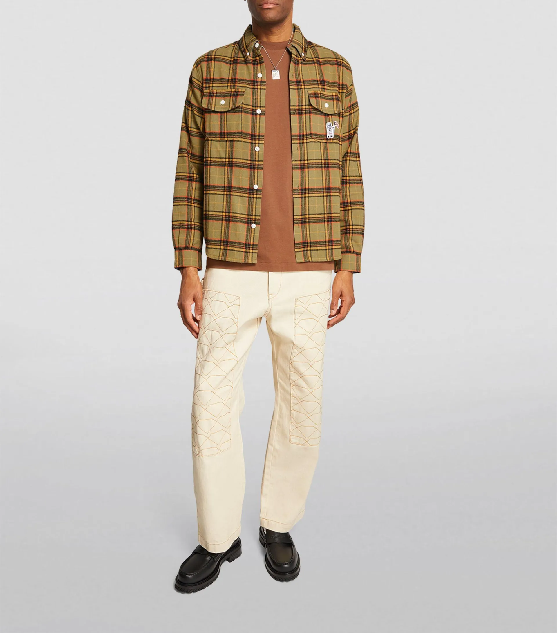 Cotton Check Overshirt