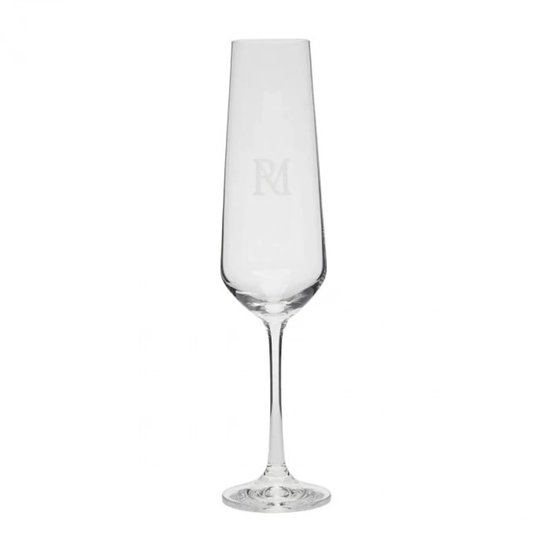 Champagne glass RM Monogram