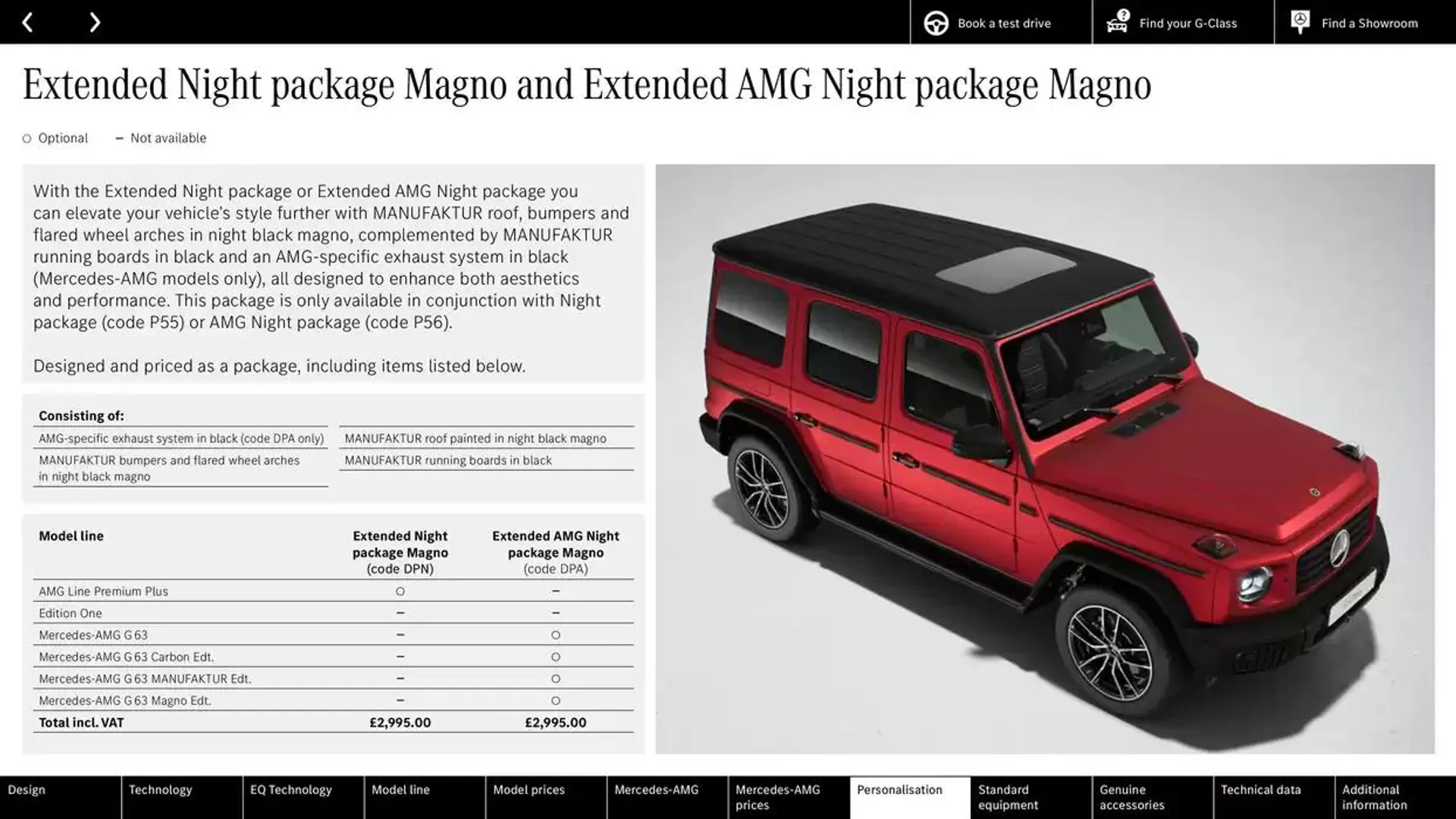 Mercedes Benz New G-Class from 12 October to 12 October 2025 - Catalogue Page 68