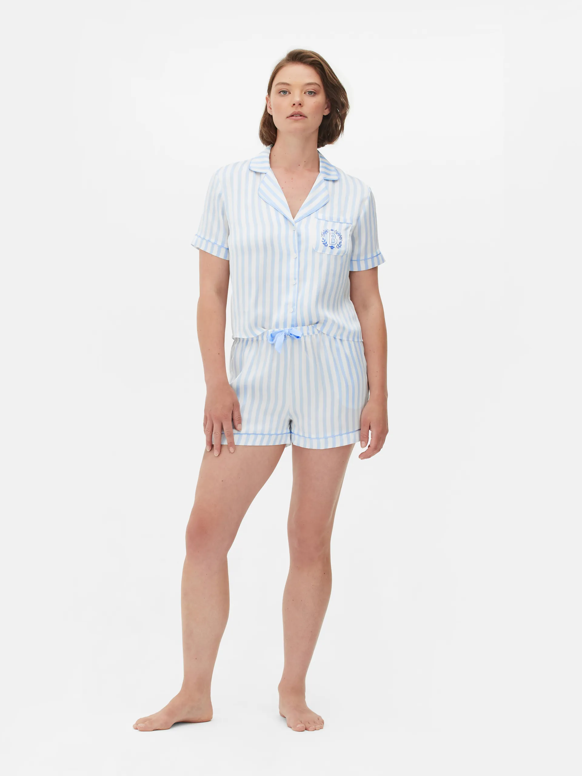 Bridgerton Short Sleeve Satin Pyjamas