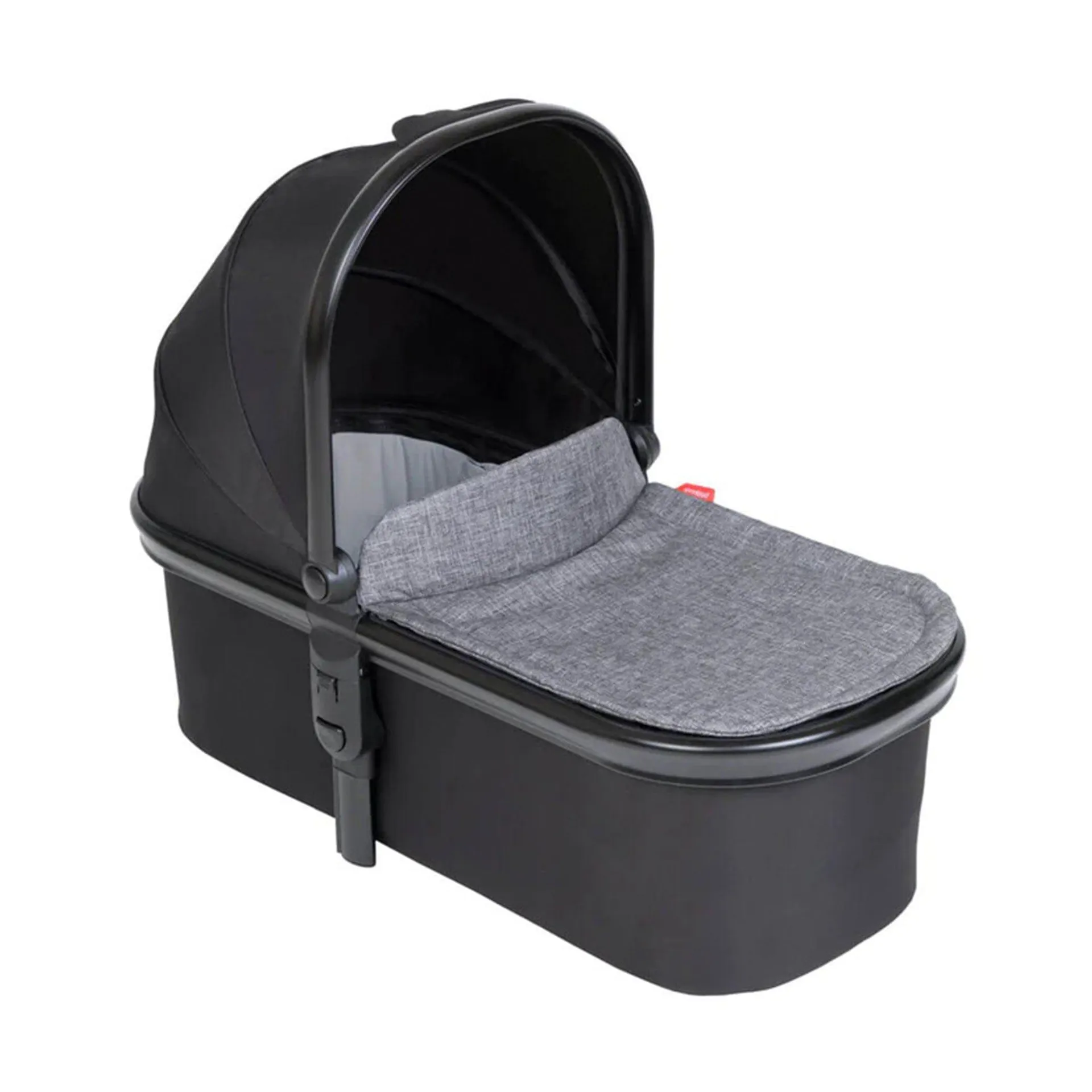 Phil & Teds Snug Carrycot With Lid in Charcoal
